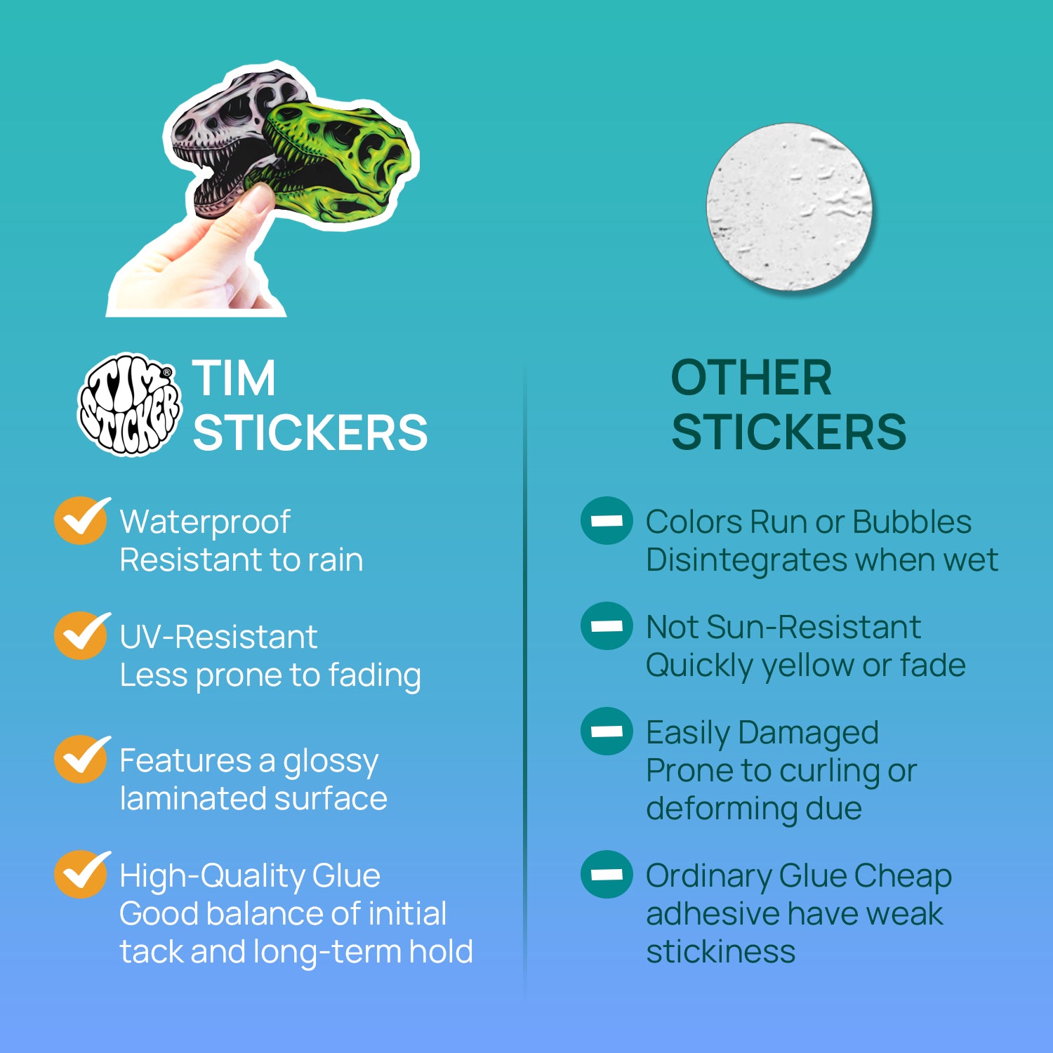 Traditional Old School Tattoo Pattern Stickers Pack 9 PCS TIM STICKER®