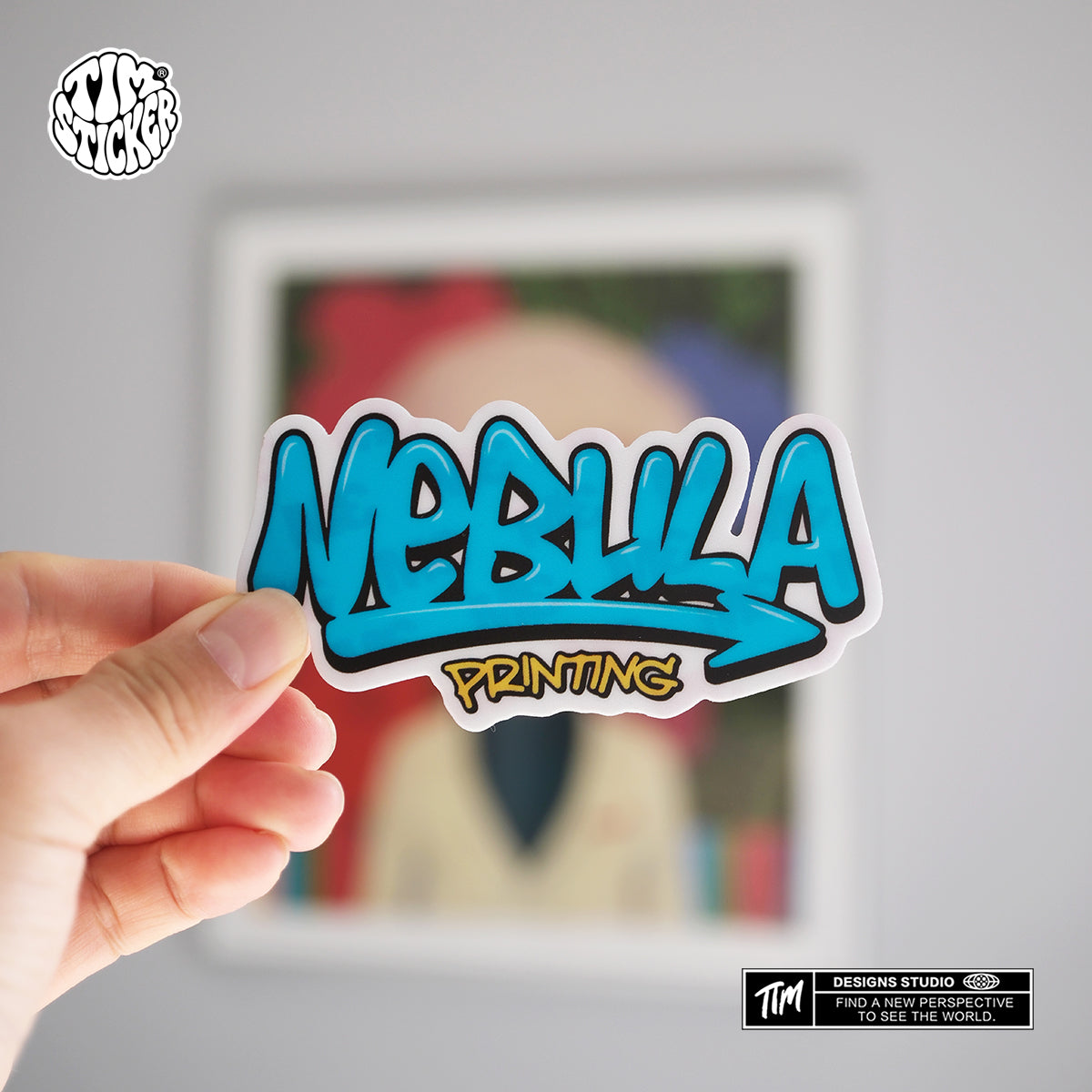 Welcome to Nebula Waterproof Stickers Pack – Funny Trendy Patterns Vinyl Decals for Laptop, Water Bottle, Skateboard, Phone Case, Cool Trendy Sticker for Teens 3 PCS, Not Reusable TIM STICKER®