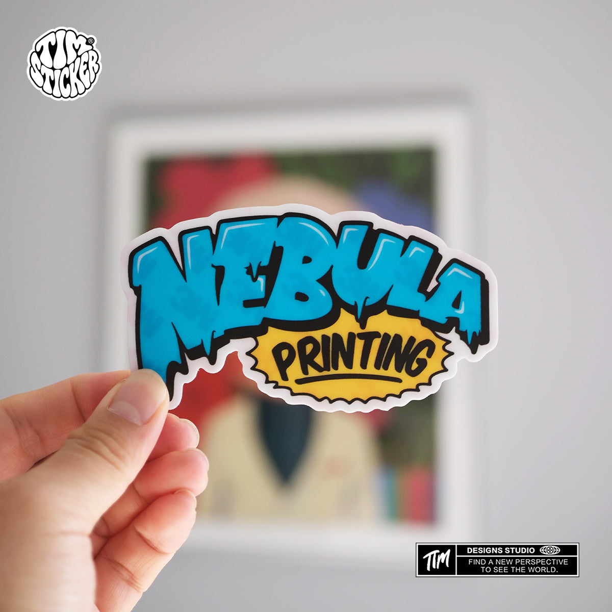 Welcome to Nebula Waterproof Stickers Pack – Funny Trendy Patterns Vinyl Decals for Laptop, Water Bottle, Skateboard, Phone Case, Cool Trendy Sticker for Teens 3 PCS, Not Reusable TIM STICKER®
