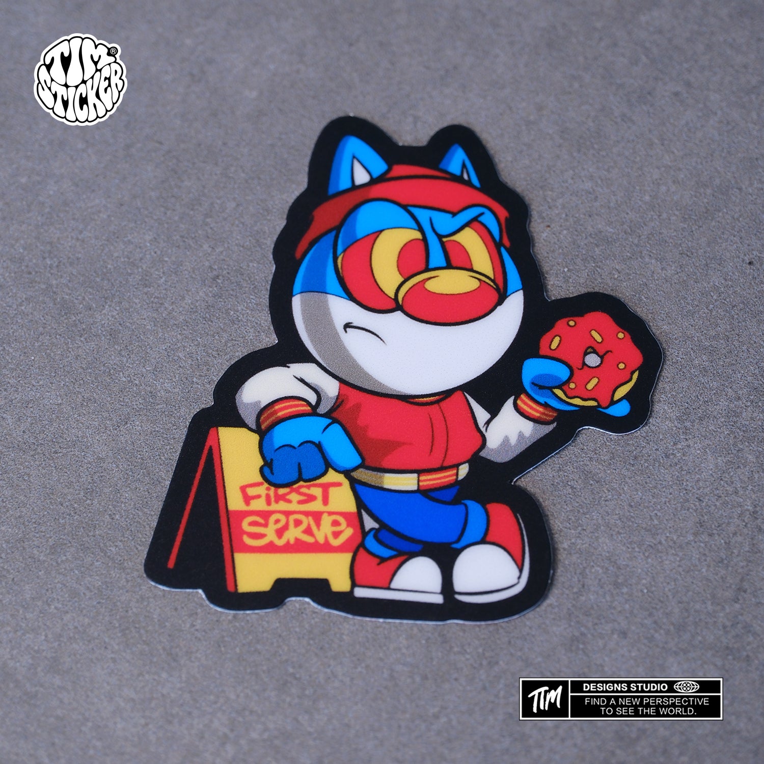Ready to Serve Stickers Pack – Funny Quote Aesthetic Vinyl Decals for Laptop, Water Bottle, Skateboard, Phone Case, Cool Trendy Stickers for Teens 3 PCS, Not Reusable TIM STICKER®