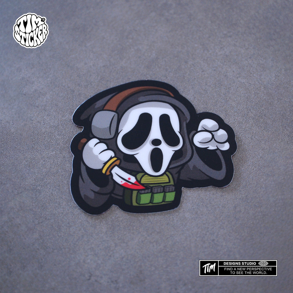 Let’s Scream Stickers Pack – Funny Quote Aesthetic Vinyl Decals for Laptop, Water Bottle, Skateboard, Phone Case, Cool Trendy Stickers for Teens 3 PCS, Not Reusable TIM STICKER®