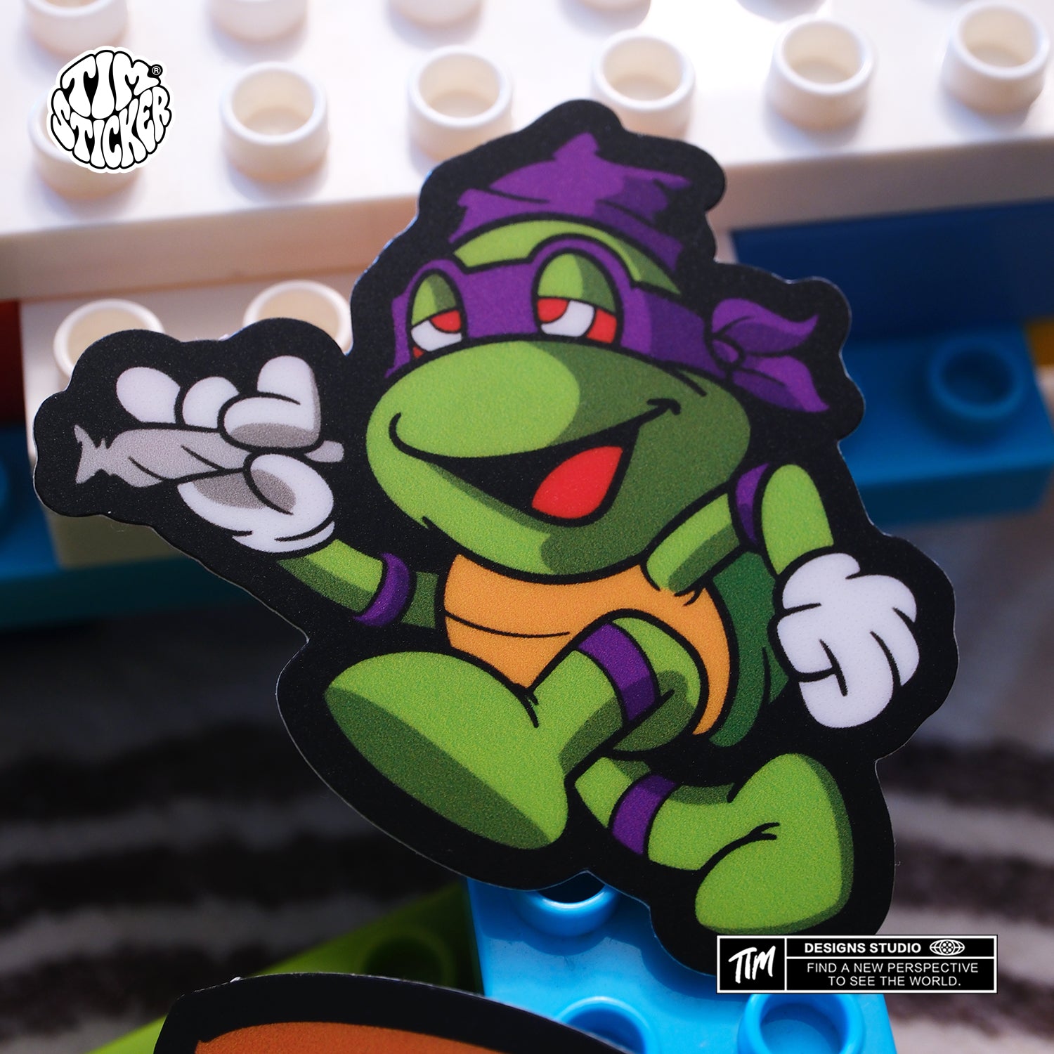 Trendy Waterproof Vinyl Stickers, Japanese Turtles  Decal for Laptop, Water Bottle, Skateboard, Car, Aesthetic Cool UV Resistant Sticker Pack 3 PCS TIM STICKER®