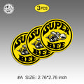 Dodge Super Bee Graffiti Sticker – Angry Bulldog Street Style Vinyl Decal for Cars, Laptops & Skate Gear, 3 PCS, Not Reusable TIM STICKER®