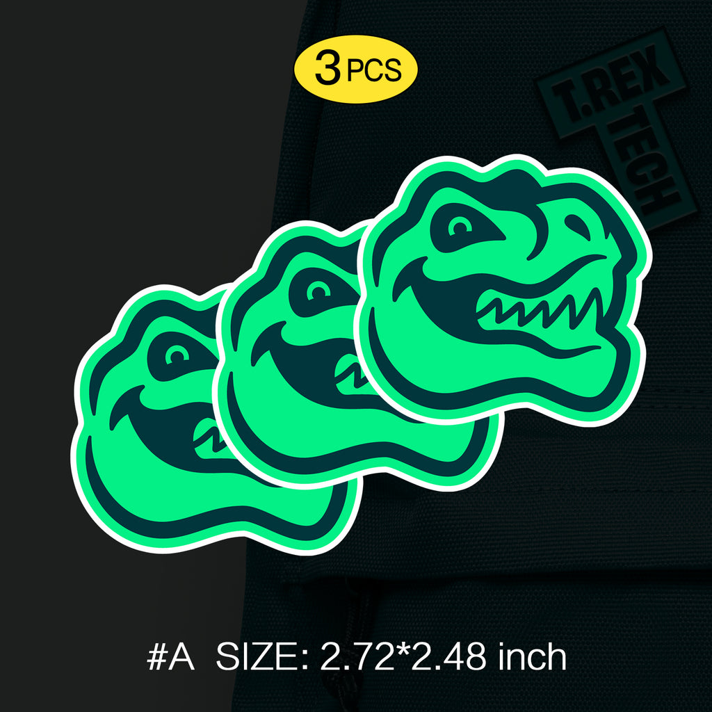 Dinosaur Patterns Street Style Water Bottle Stickers, Waterproof & Durable, 13PCS, Not Reusable TIM STICKER®