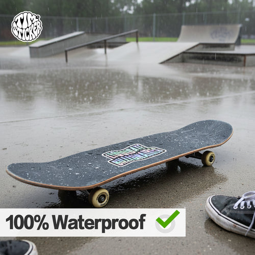 Billionaires Word Patterns Street Style Fun Stickers, Waterproof & Durable, 3 PCS, Not Reusable TIM STICKER®