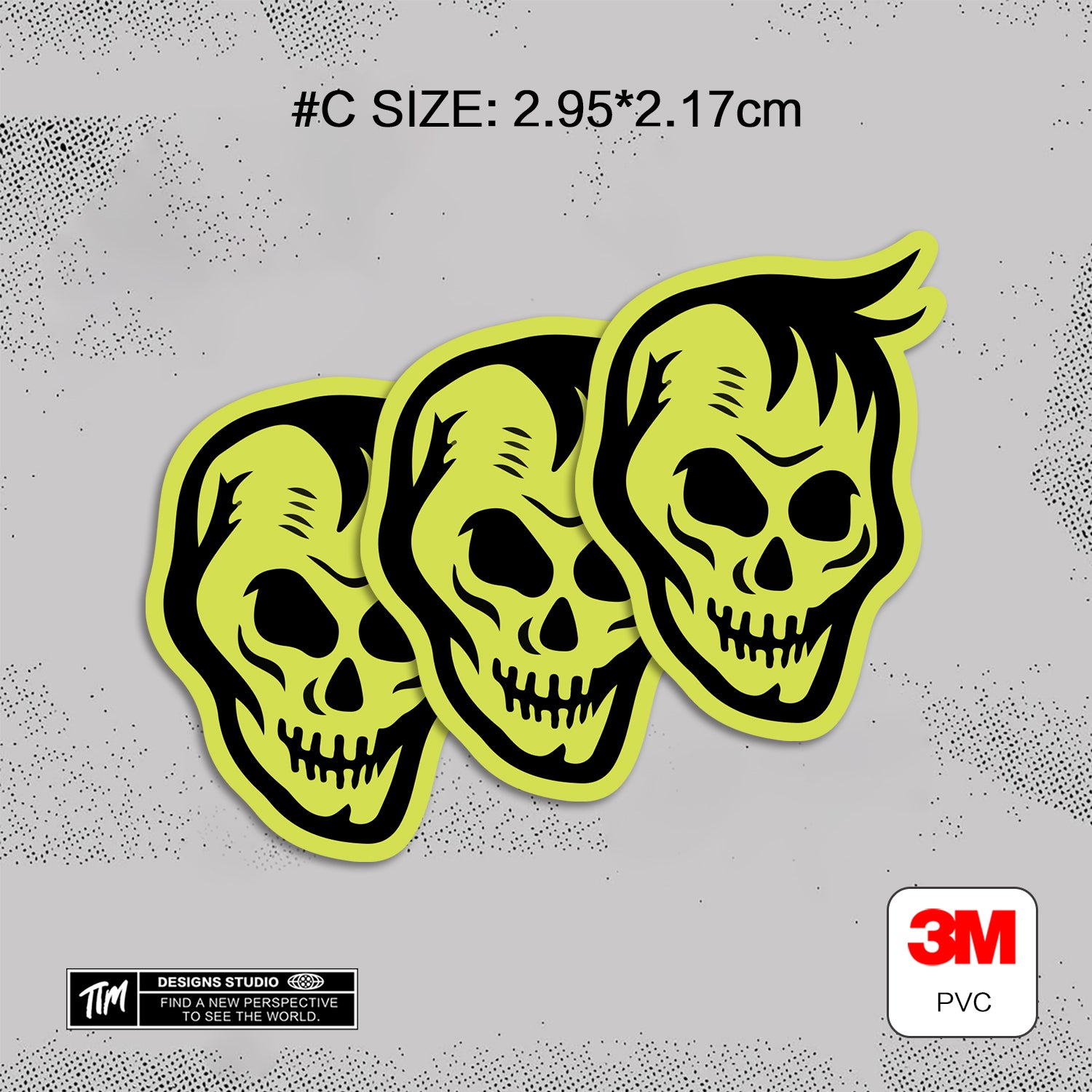 DIE SCREAM Horror Stickers Pack – Spooky Funny Scream Vinyl Decals for Laptop, Water Bottle, Skateboard, Phone Case, Dark Aesthetic Stickers, 7 PCS, Not Reusable TIM STICKER®