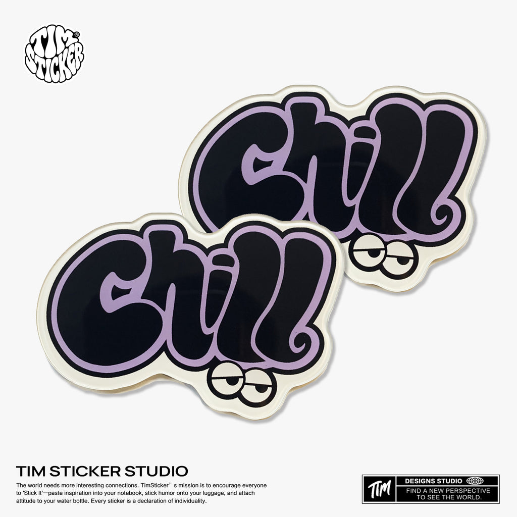 Strong Magnetic Scratch-Free Chill Pattern Refrigerator Magnets, Protects Refrigerator Surface Without Marks TIM STICKER®