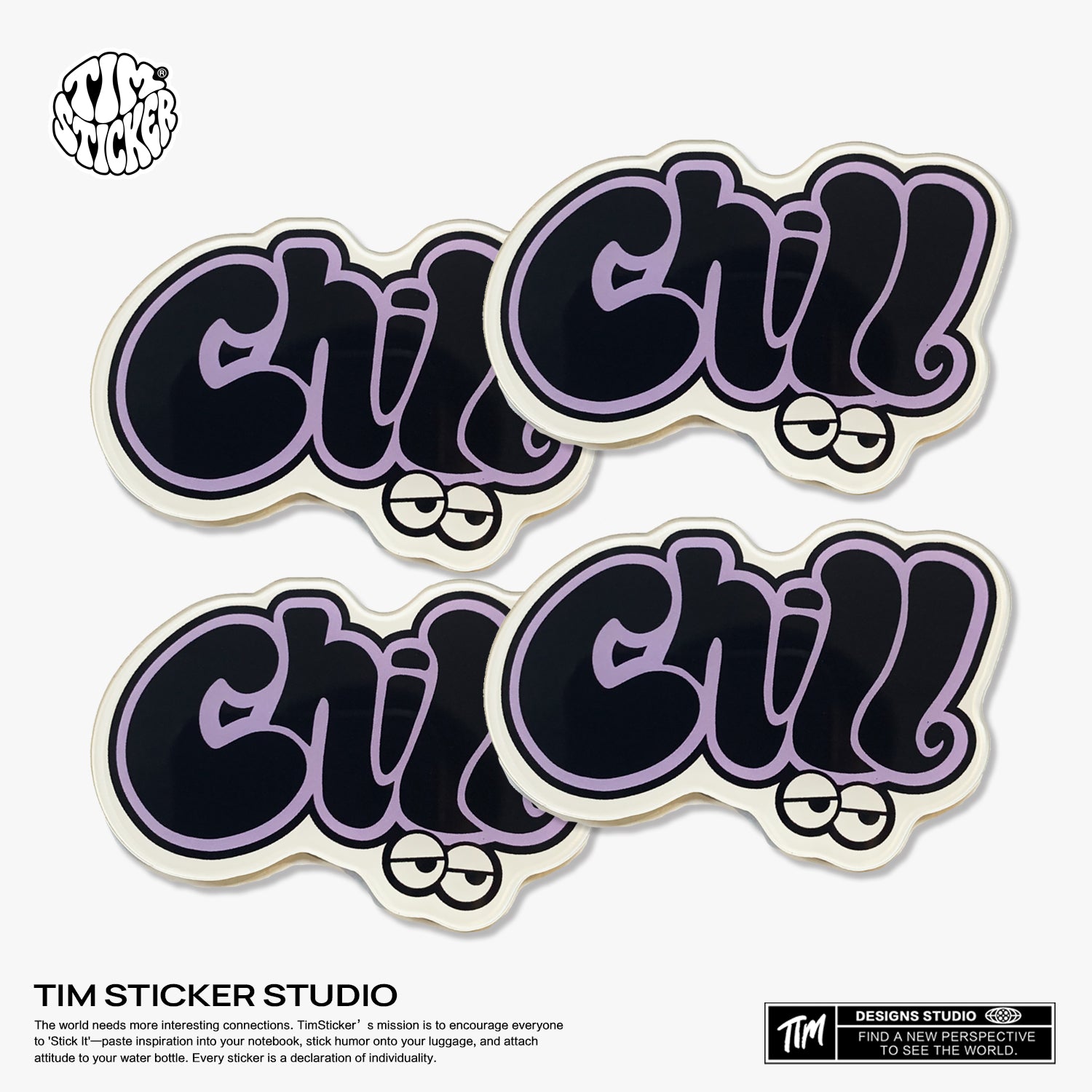 Strong Magnetic Scratch-Free Chill Pattern Refrigerator Magnets, Protects Refrigerator Surface Without Marks TIM STICKER®