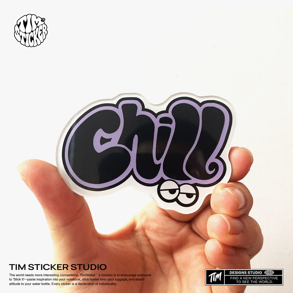 Strong Magnetic Scratch-Free Chill Pattern Refrigerator Magnets, Protects Refrigerator Surface Without Marks TIM STICKER®