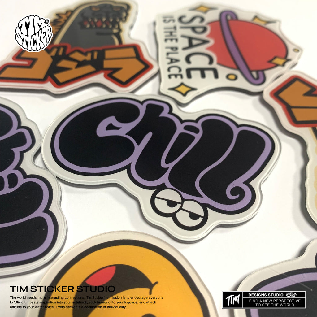 Strong Magnetic Scratch-Free Chill Pattern Refrigerator Magnets, Protects Refrigerator Surface Without Marks TIM STICKER®