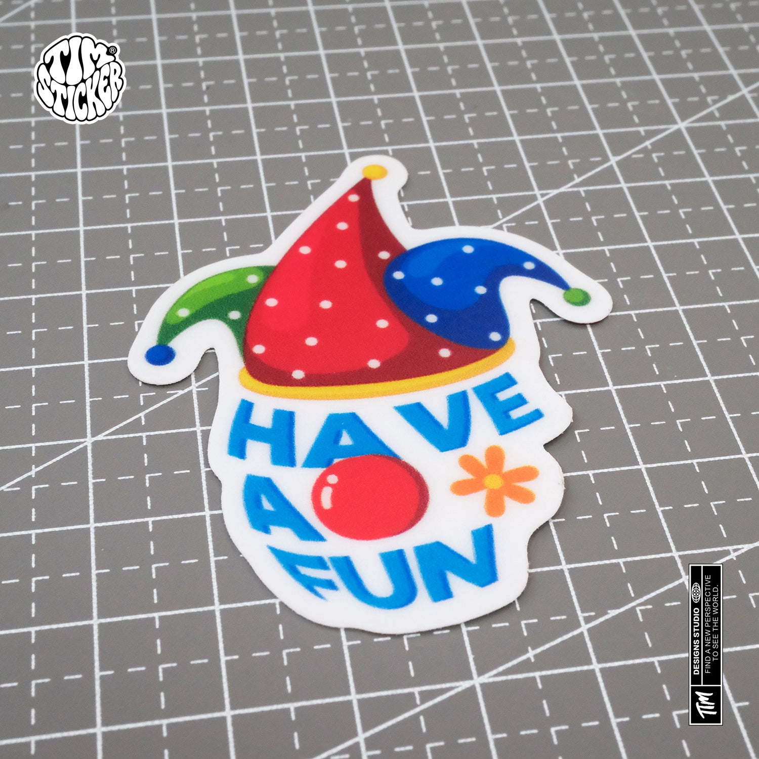Clown Waterproof Stickers Set, Trendy Cartoon Outdoor Style Sticker Decal for Laptop, Water Bottle, Car, Skateboard, 3 PCS, Not Reusable TIM STICKER®