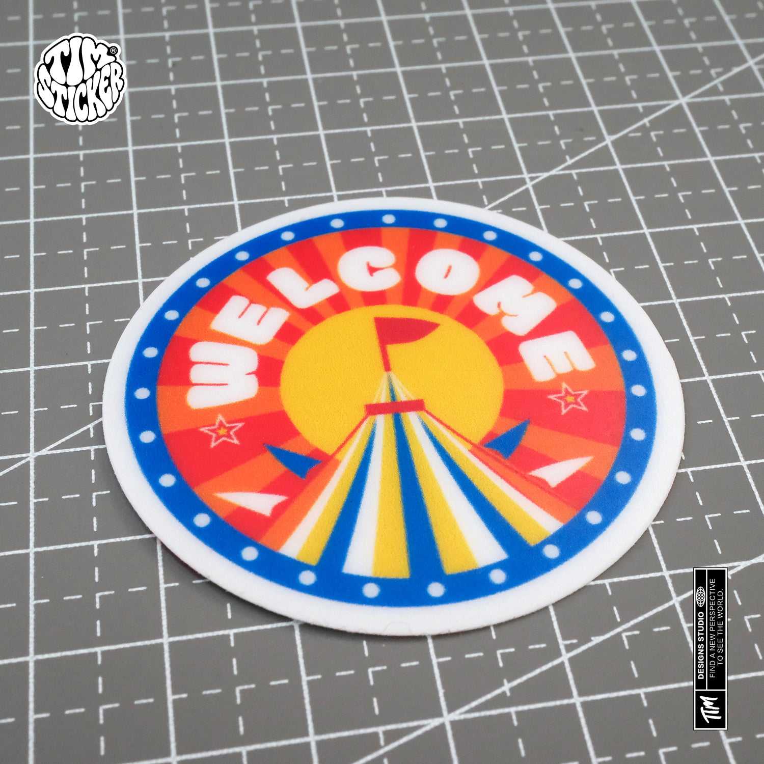 Clown Waterproof Stickers Set, Trendy Cartoon Outdoor Style Sticker Decal for Laptop, Water Bottle, Car, Skateboard, 3 PCS, Not Reusable TIM STICKER®