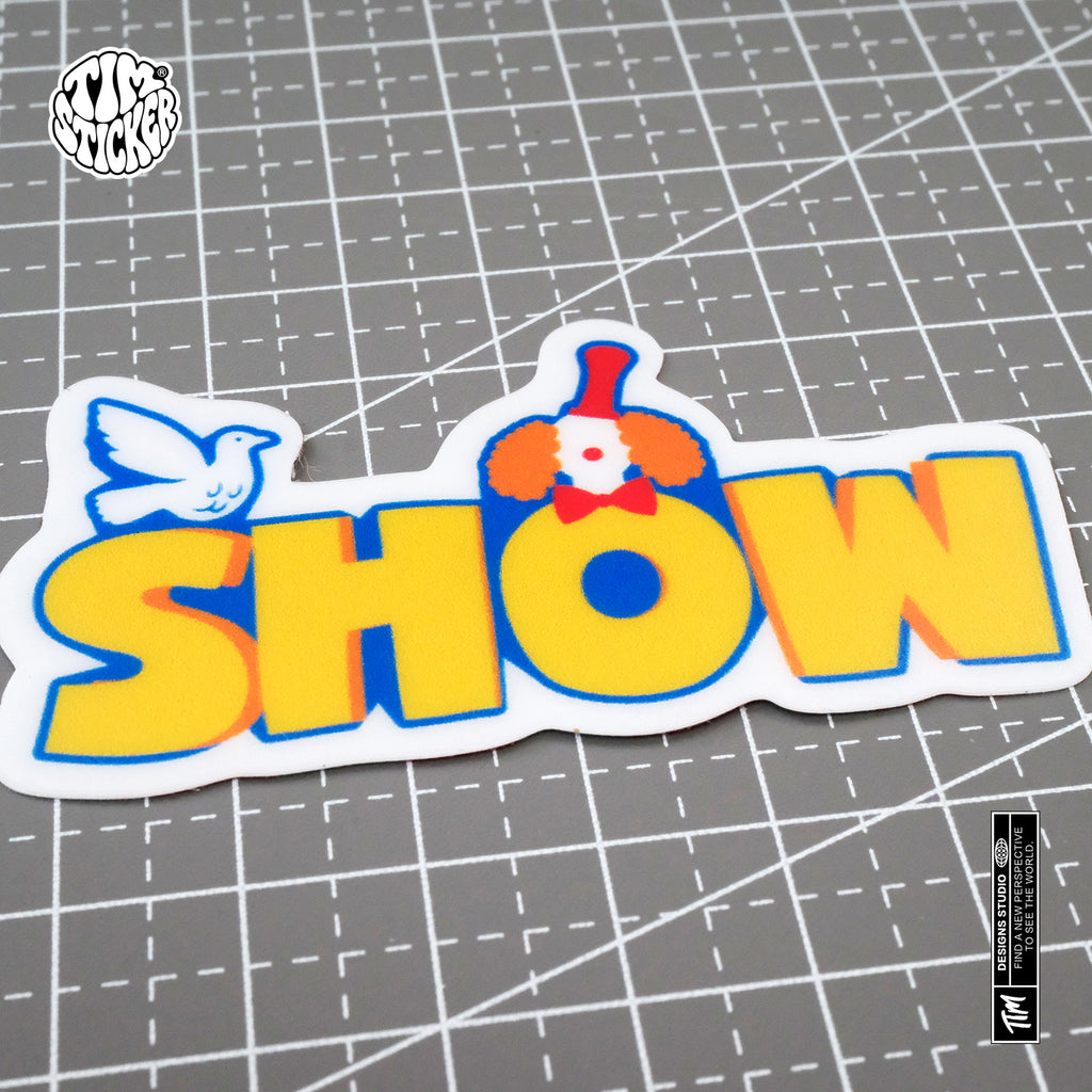 Clown Waterproof Stickers Set, Trendy Cartoon Outdoor Style Sticker Decal for Laptop, Water Bottle, Car, Skateboard, 3 PCS, Not Reusable TIM STICKER®