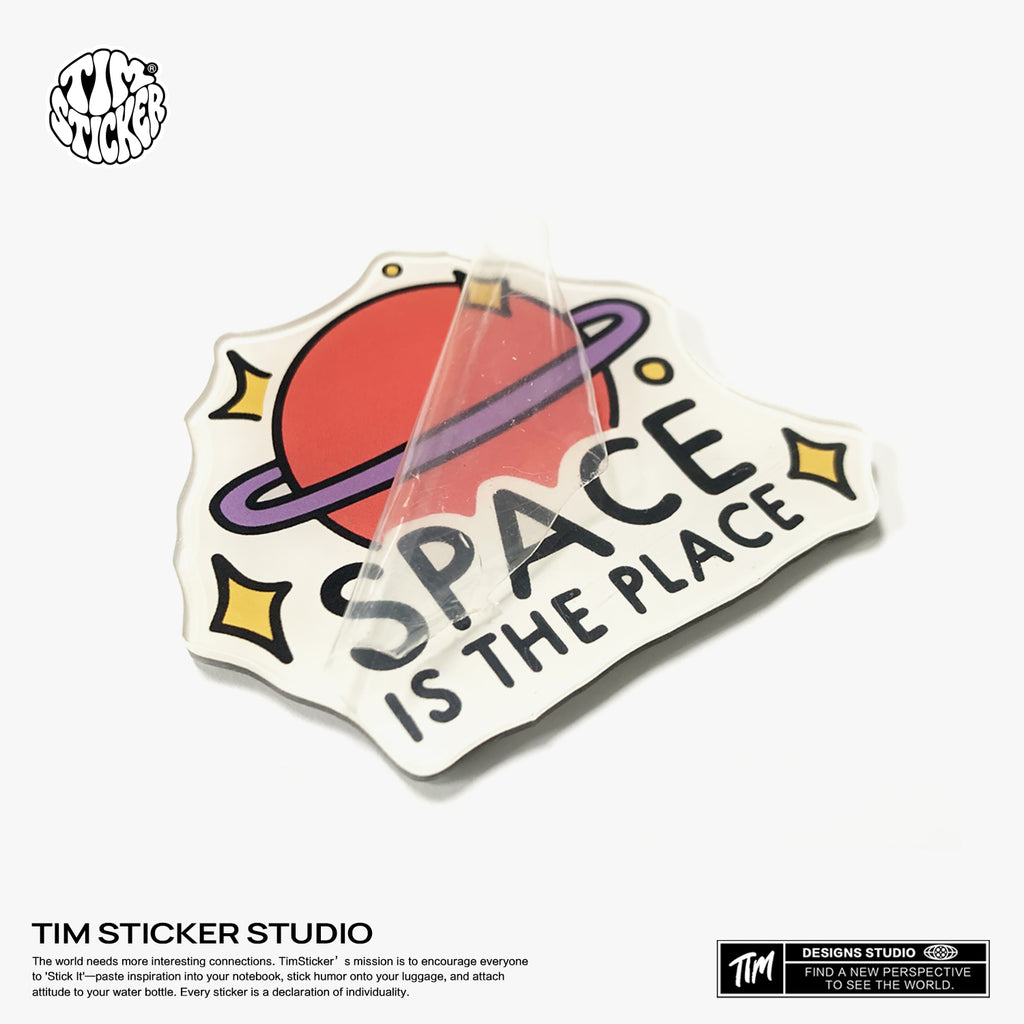 Strong Magnetic Scratch-Free Cute Space Pattern Refrigerator Magnets, Protects Refrigerator Surface Without Marks TIM STICKER®