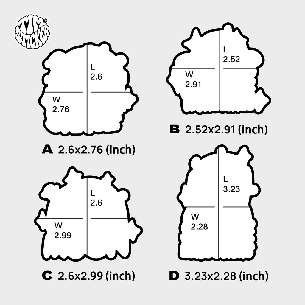 Strong Magnetic Scratch-Free Cute Space Pattern Refrigerator Magnets, Protects Refrigerator Surface Without Marks TIM STICKER®