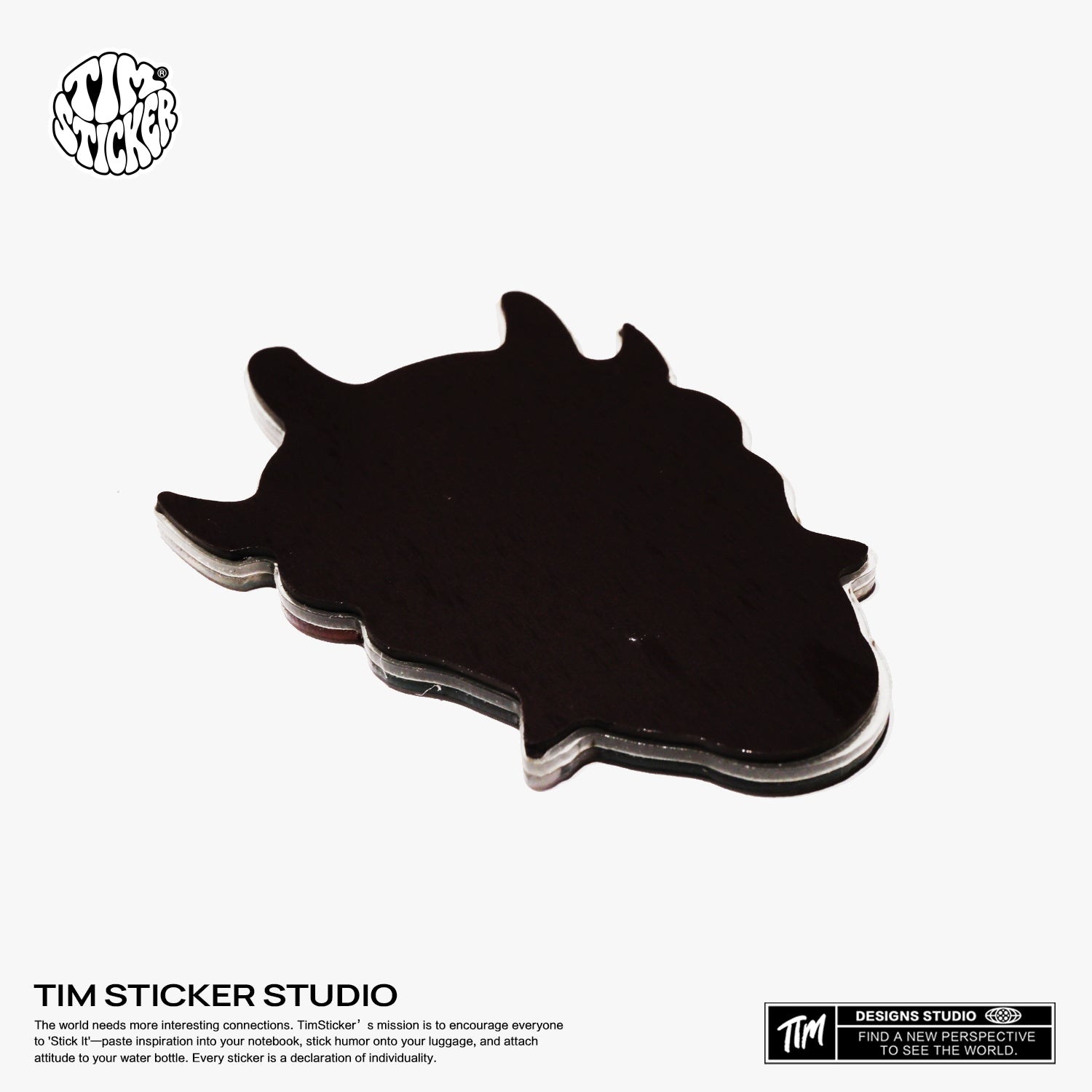 Strong Magnetic Scratch-Free Devil head Pattern Refrigerator Magnets, Protects Refrigerator Surface Without Marks TIM STICKER®