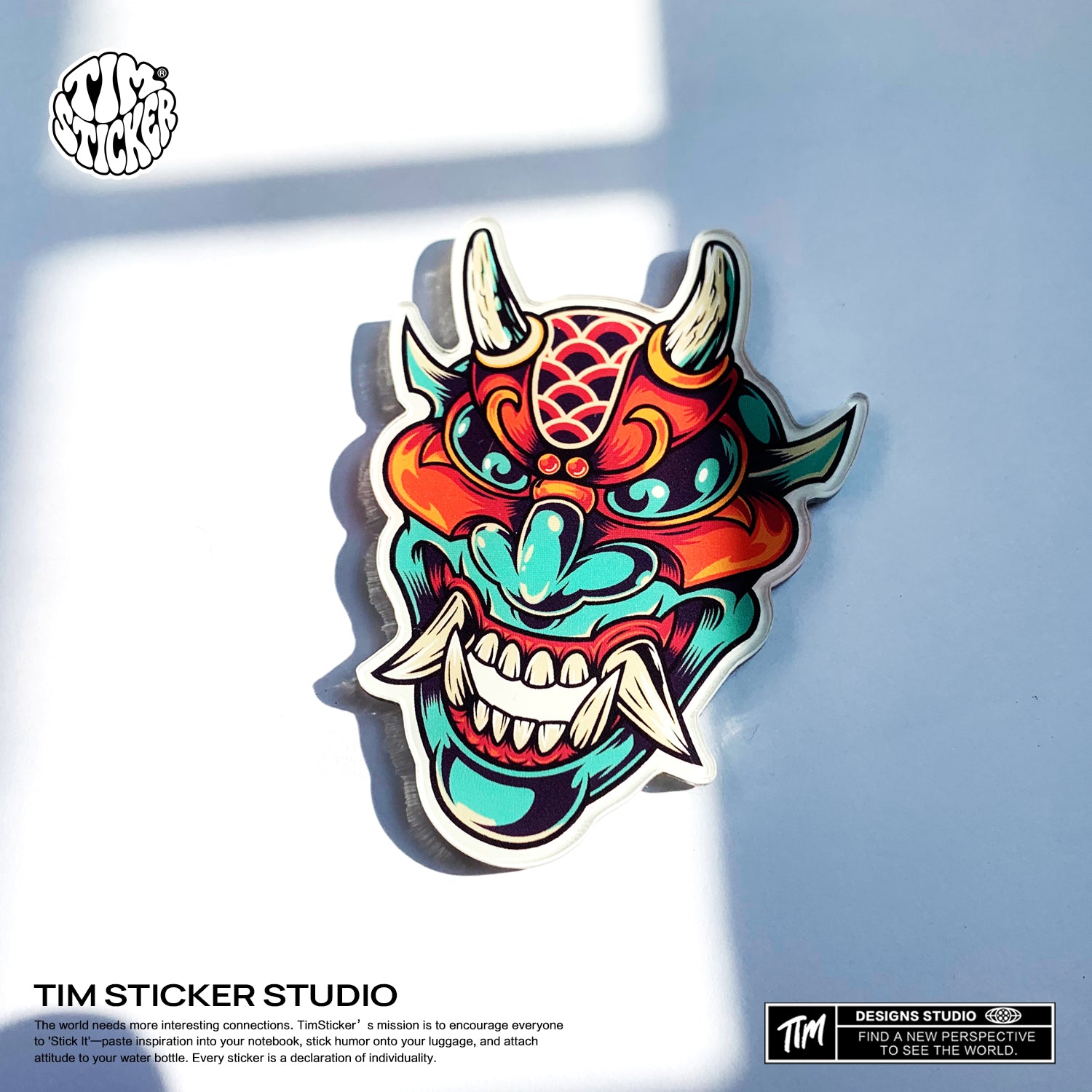 Strong Magnetic Scratch-Free Devil head Pattern Refrigerator Magnets, Protects Refrigerator Surface Without Marks TIM STICKER®