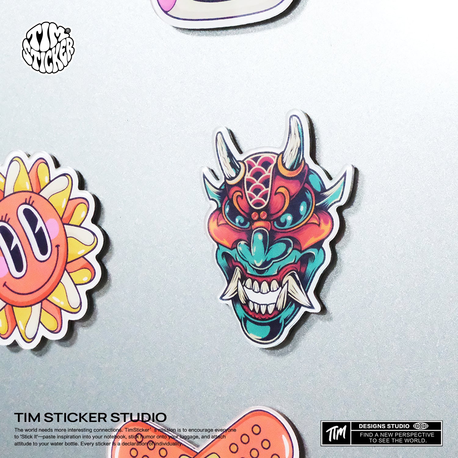 Strong Magnetic Scratch-Free Devil head Pattern Refrigerator Magnets, Protects Refrigerator Surface Without Marks TIM STICKER®
