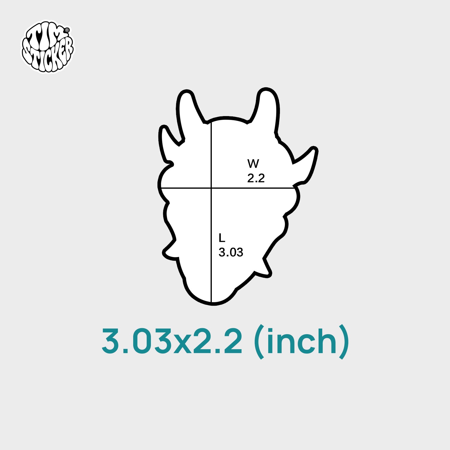 Strong Magnetic Scratch-Free Devil head Pattern Refrigerator Magnets, Protects Refrigerator Surface Without Marks TIM STICKER®