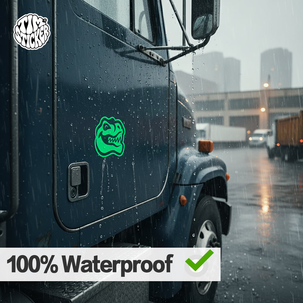 Dinosaur Patterns Street Style Water Bottle Stickers, Waterproof & Durable, 13PCS, Not Reusable TIM STICKER®