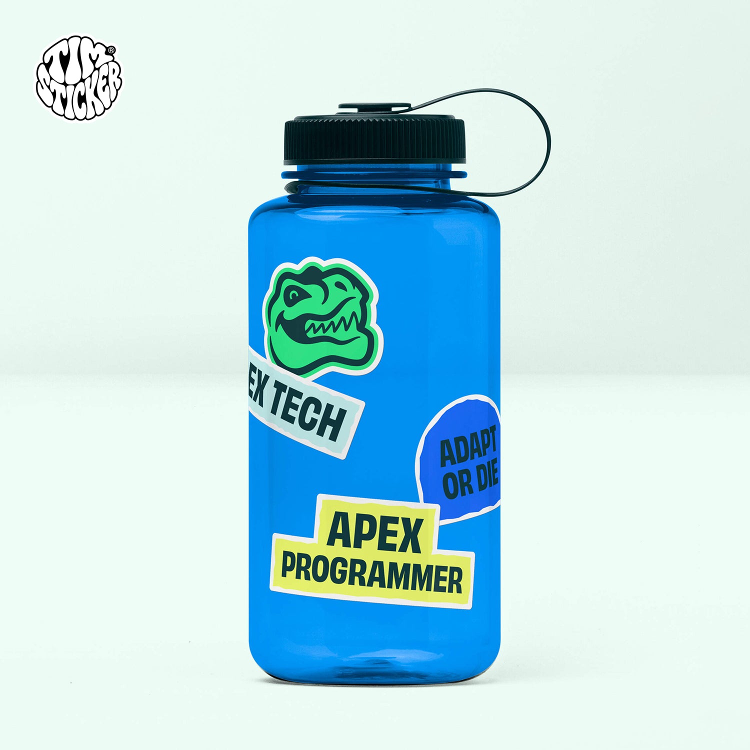 Dinosaur Patterns Street Style Water Bottle Stickers, Waterproof & Durable, 13PCS, Not Reusable TIM STICKER®