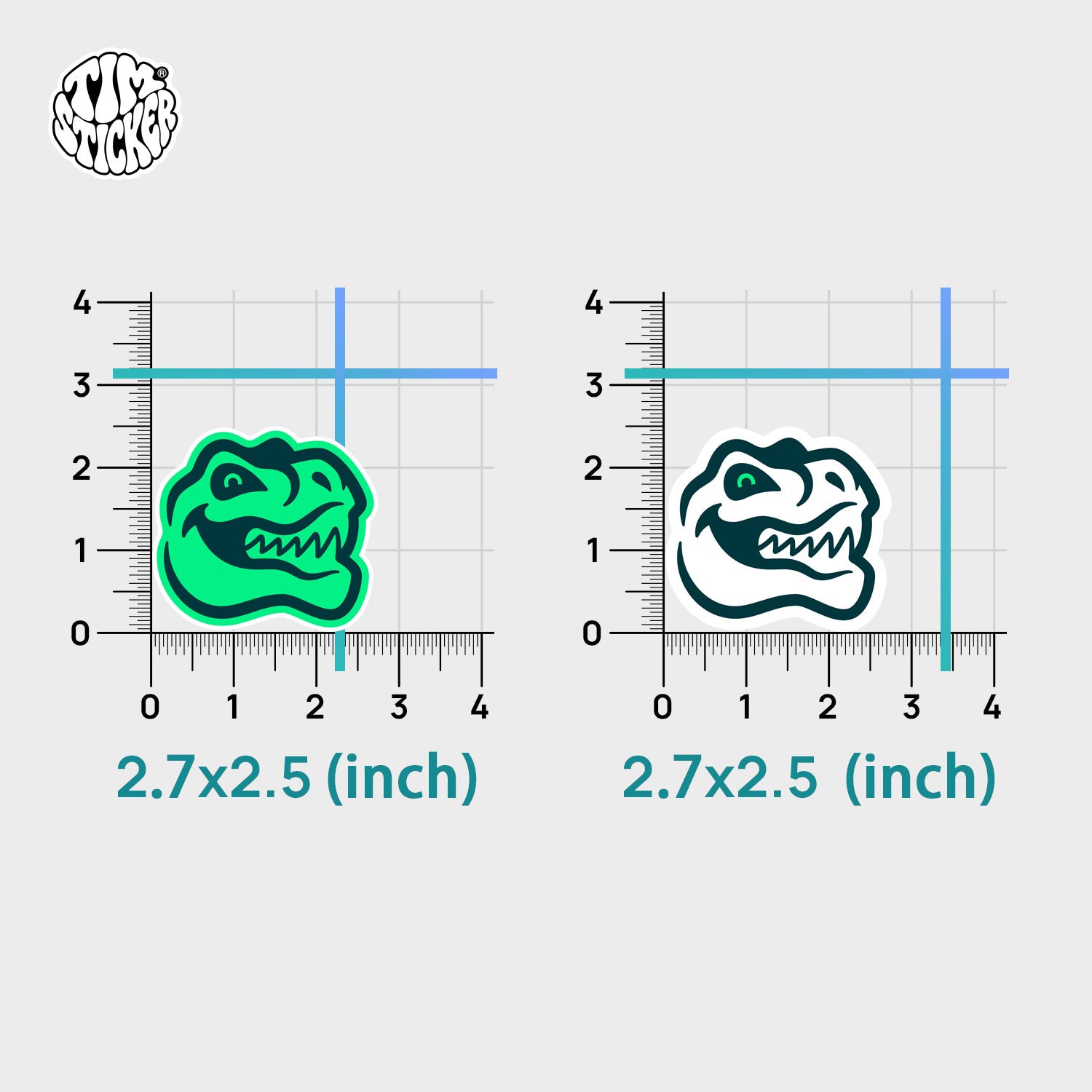 Dinosaur Patterns Street Style Water Bottle Stickers, Waterproof & Durable, 13PCS, Not Reusable TIM STICKER®