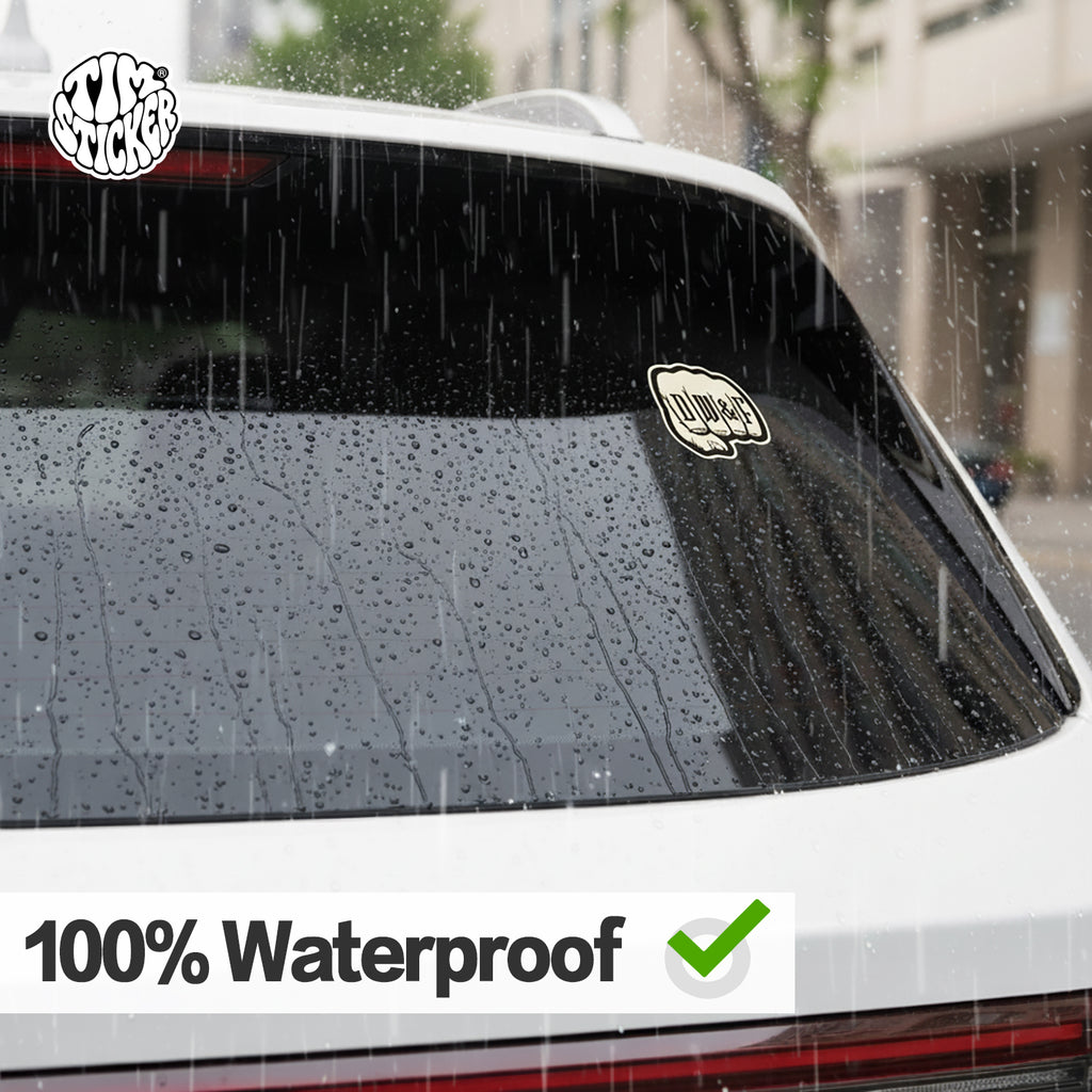 Dirt-World & Friends Car Stickers Set, 4 Patterns, Waterproof & Scratch-Resistant, Not Reusable TIM STICKER®