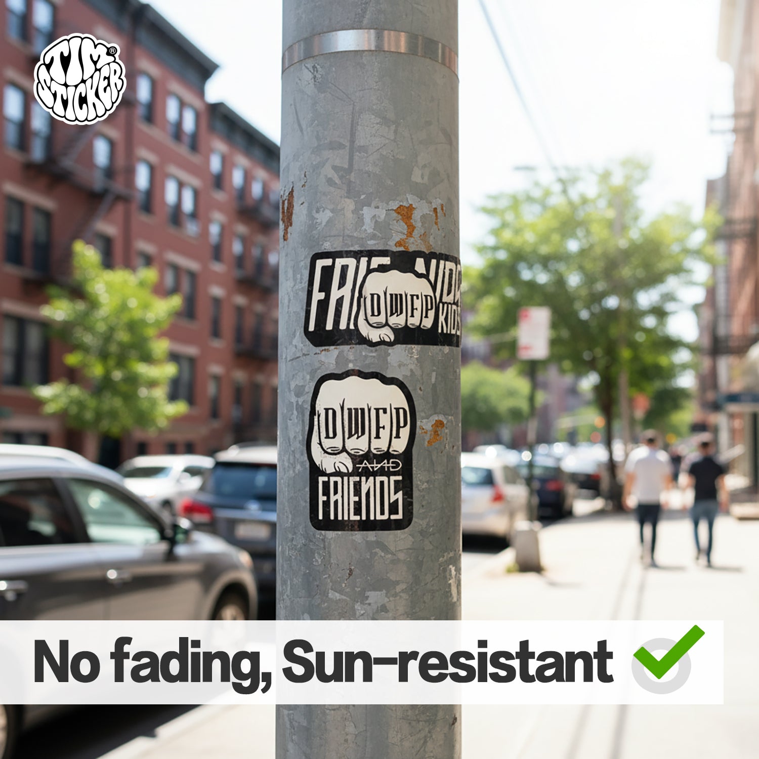 Dirt-World & Friends Car Stickers Set, 4 Patterns, Waterproof & Scratch-Resistant, Not Reusable TIM STICKER®