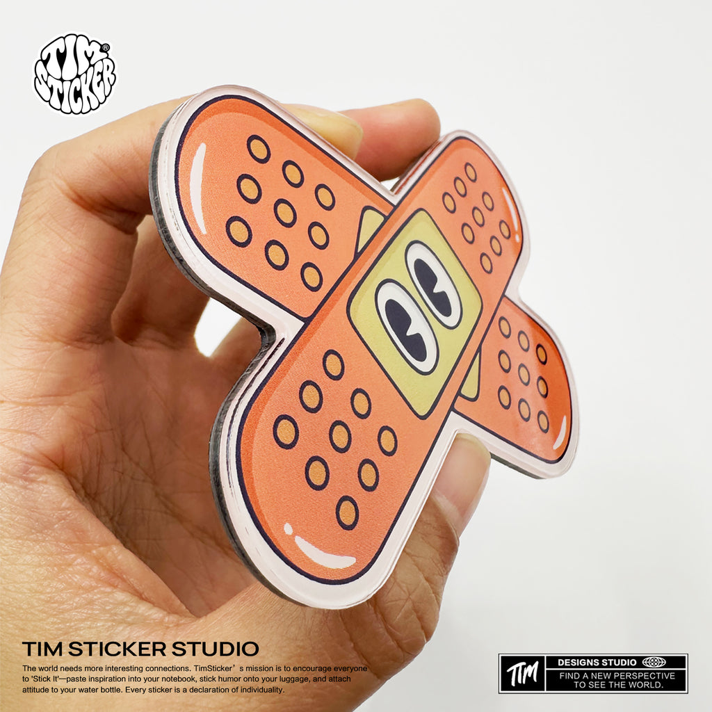 Strong Magnetic Scratch-Free Doodle Monster Pattern Refrigerator Magnets, Protects Refrigerator Surface Without Marks TIM STICKER®