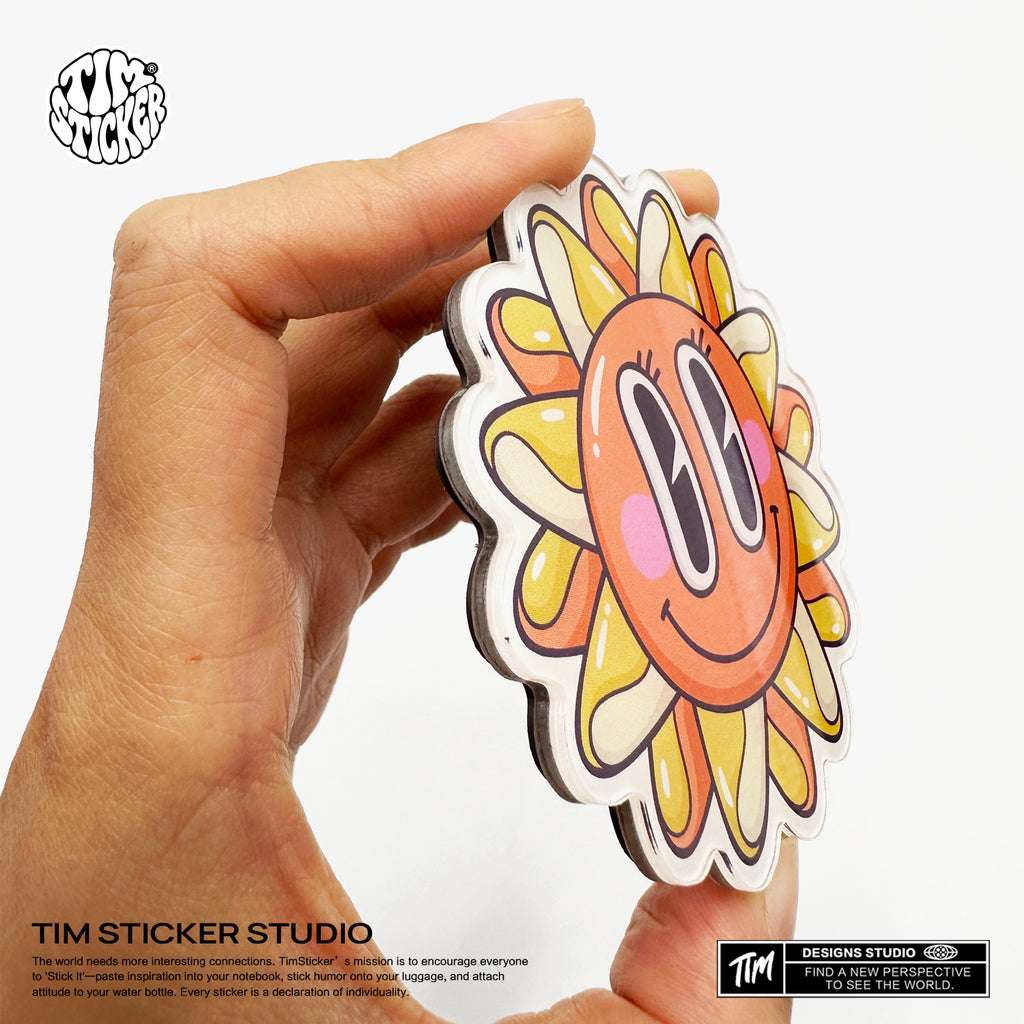 Strong Magnetic Scratch-Free Doodle Monster Pattern Refrigerator Magnets, Protects Refrigerator Surface Without Marks TIM STICKER®