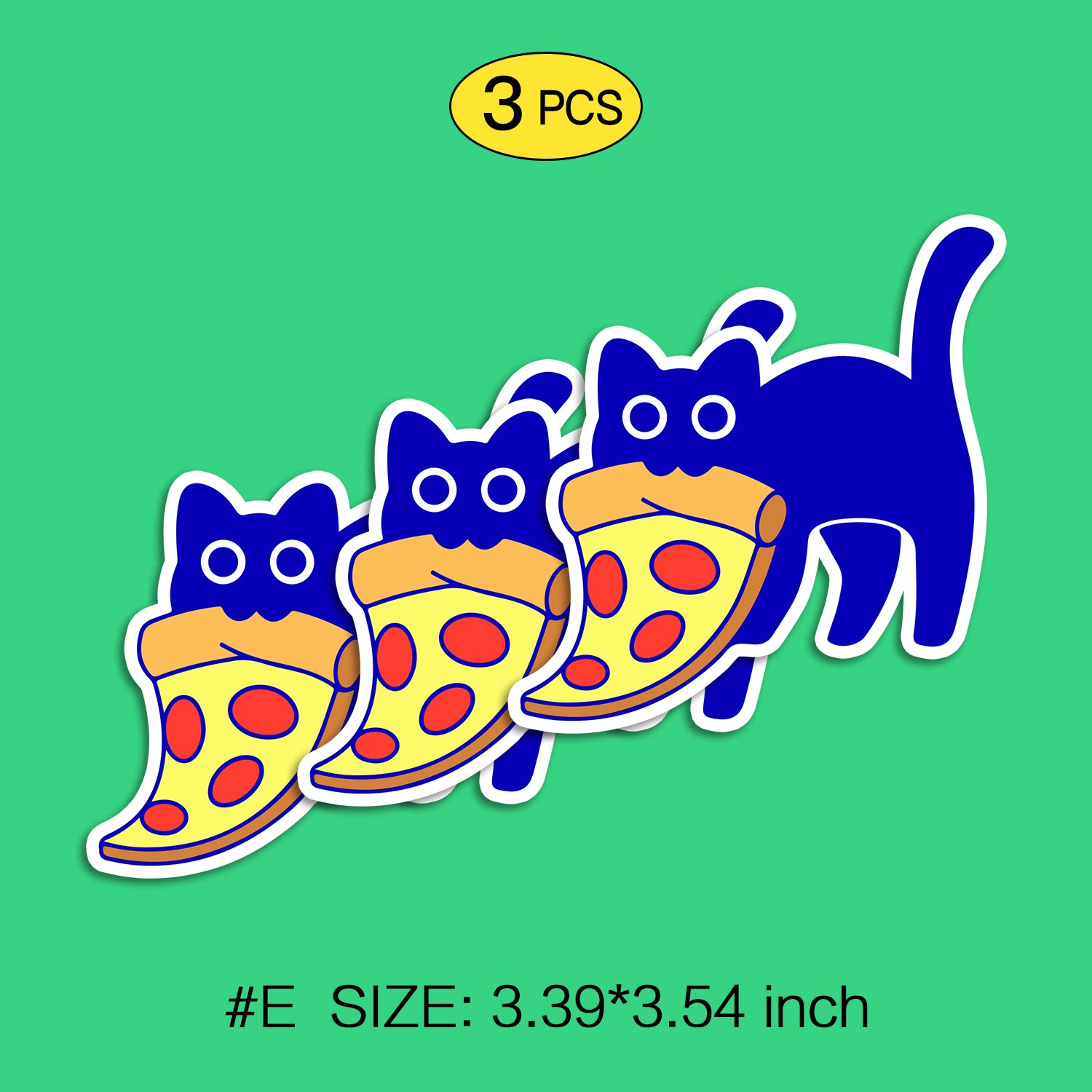 NewYorkCity Cartoon Fun Stickers Set, Includes 6 Patterns, Non-Toxic, Waterproof Kids Toys, Not Reusable TIM STICKER®