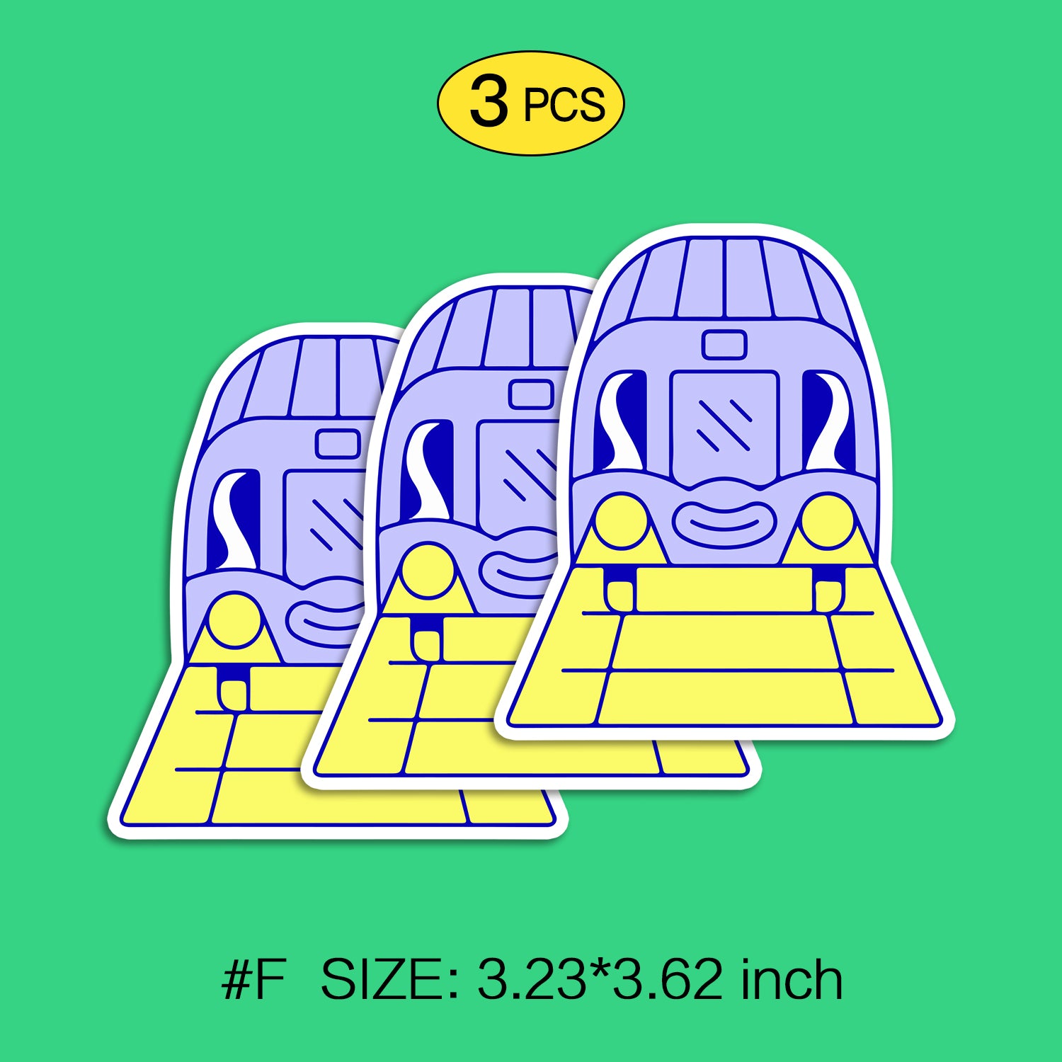 NewYorkCity Cartoon Fun Stickers Set, Includes 6 Patterns, Non-Toxic, Waterproof Kids Toys, Not Reusable TIM STICKER®