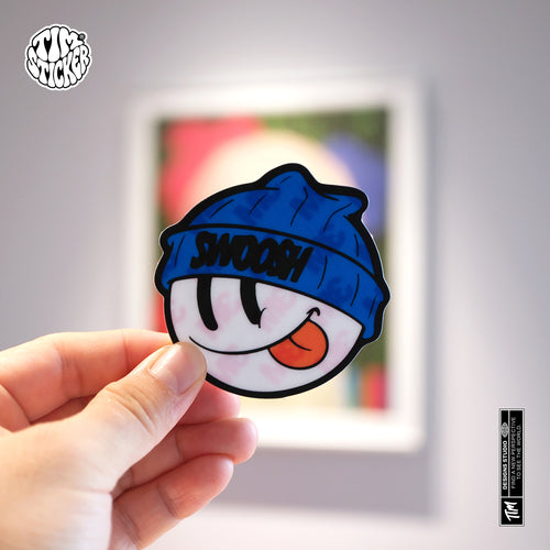 Ensemble d'autocollants amusants NewYorkCity Cartoon, comprenant 6 motifs, non toxiques, imperméables, pour enfants, non réutilisables TIM STICKER® 