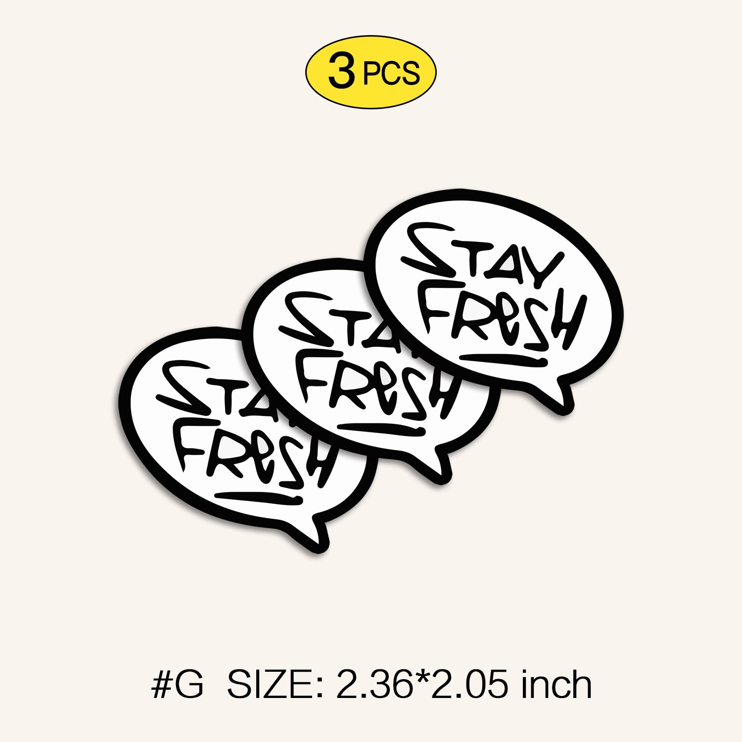 Flash Art Thug Life Graffiti Sticker, Bold Street Style Vinyl Decal for Cars, Laptops & Skate Gear, 3 PCS, Not Reusable TIM STICKER®