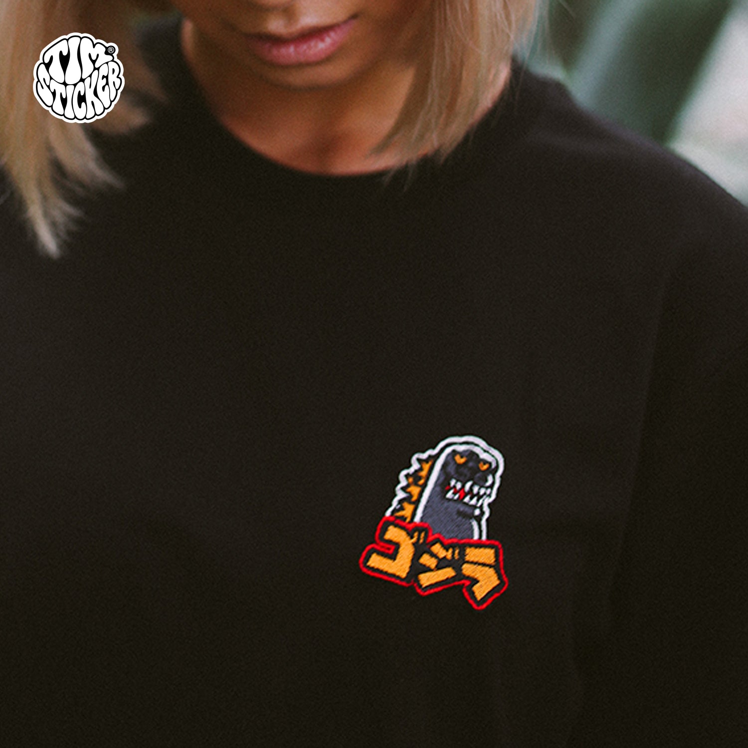 Gojira Waterproof Stickers, Monster Lizard Vinyl Sticker Japanese Kaiju Style Decal for Laptop, Water Bottle, Car, Skateboard, 3 PCS, Not Reusable TIM STICKER®