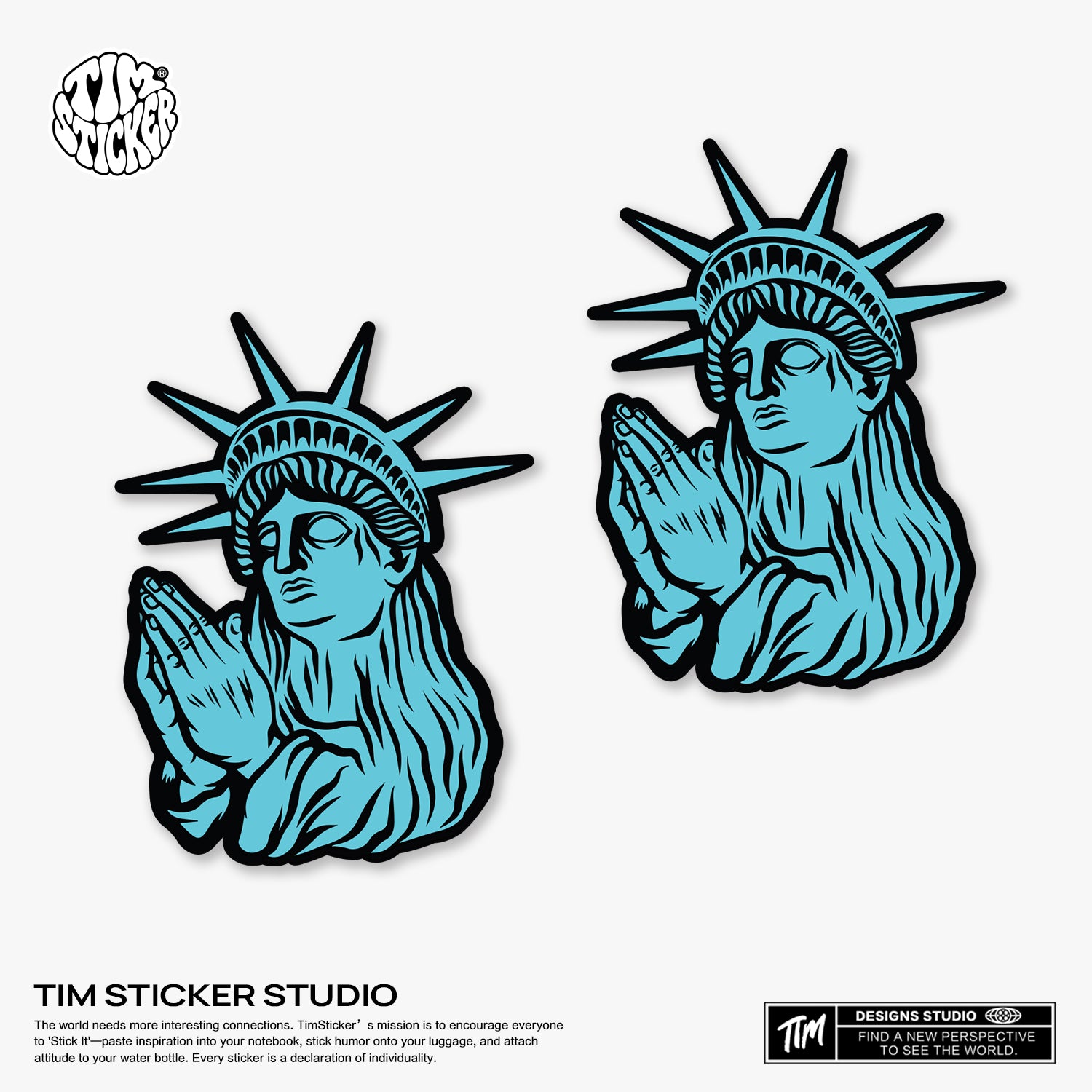 Strong Magnetic Scratch-Free Lady Liberty Pattern Refrigerator Magnets, Protects Refrigerator Surface Without Marks TIM STICKER®