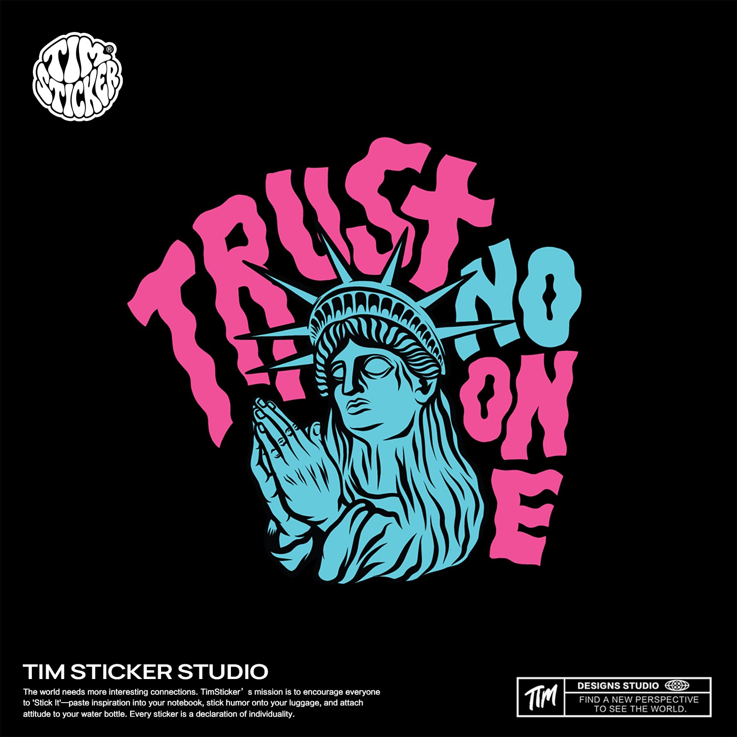 Strong Magnetic Scratch-Free Lady Liberty Pattern Refrigerator Magnets, Protects Refrigerator Surface Without Marks TIM STICKER®