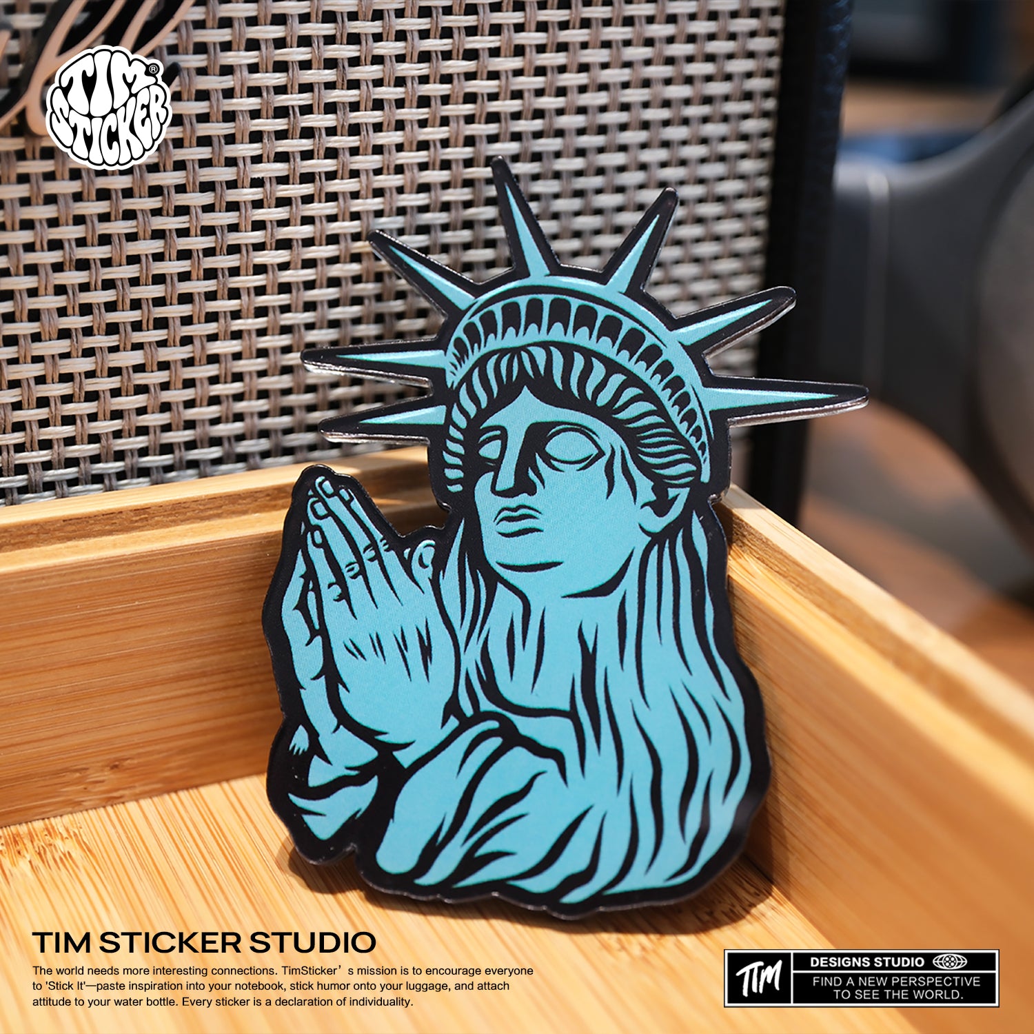 Strong Magnetic Scratch-Free Lady Liberty Pattern Refrigerator Magnets, Protects Refrigerator Surface Without Marks TIM STICKER®