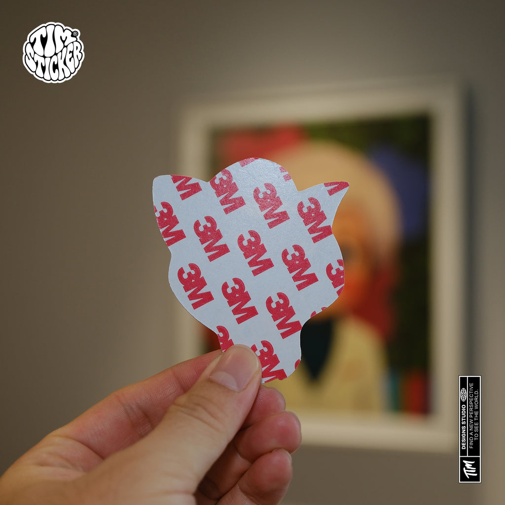 Lonecat Black Gold Cat Head Sticker Set – Luxury Graffiti Style Vinyl Decal for Cars, Laptops & Windows, 3 PCS, Not Reusable, TIM STICKER®