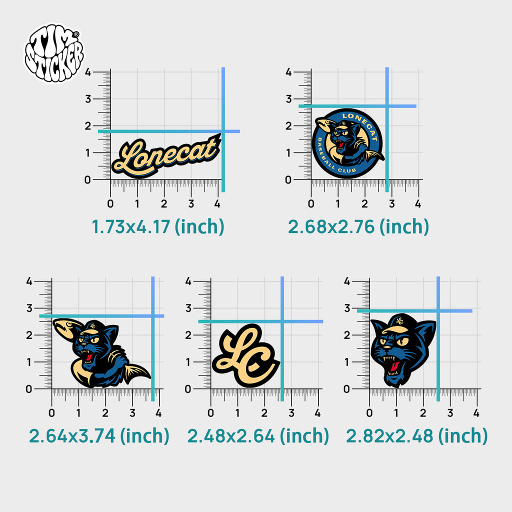 Lonecat Black Gold Cat Head Sticker Set – Luxury Graffiti Style Vinyl Decal for Cars, Laptops & Windows, 3 PCS, Not Reusable, TIM STICKER®