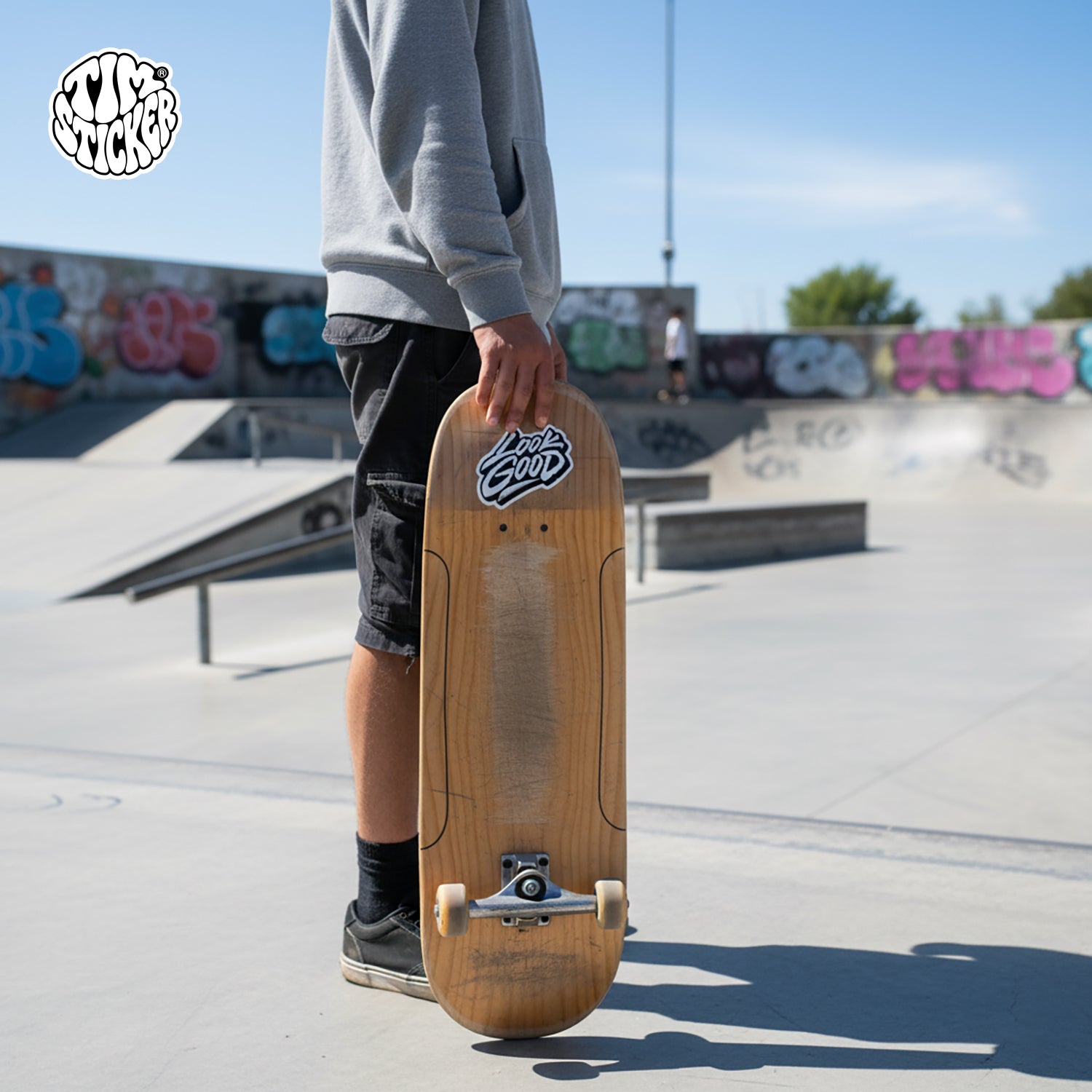 Looks Good Inspirational Laptop Stickers, Waterproof & Durable, 1 PCS, Not Reusable TIM STICKER®