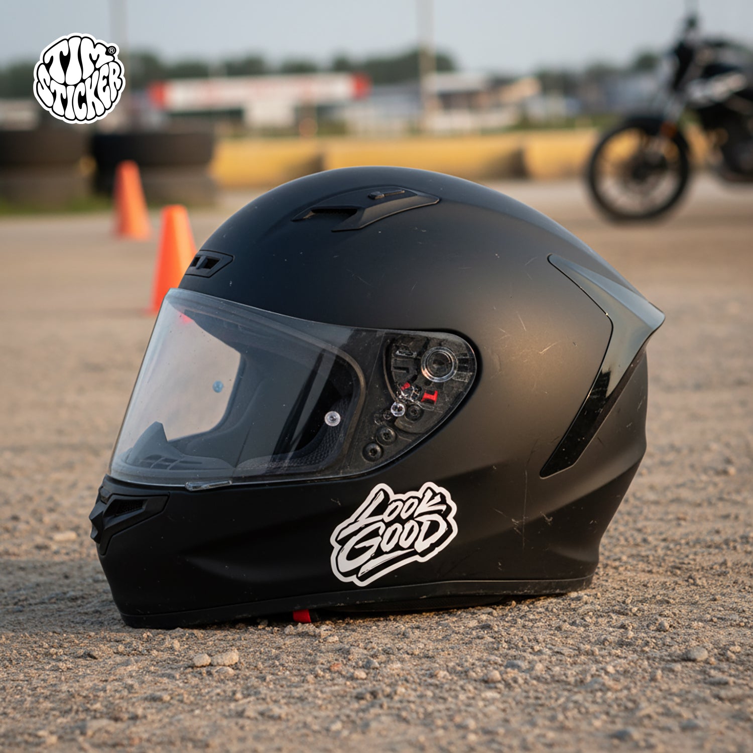 Looks Good Inspirational Laptop Stickers, Waterproof & Durable, 1 PCS, Not Reusable TIM STICKER®