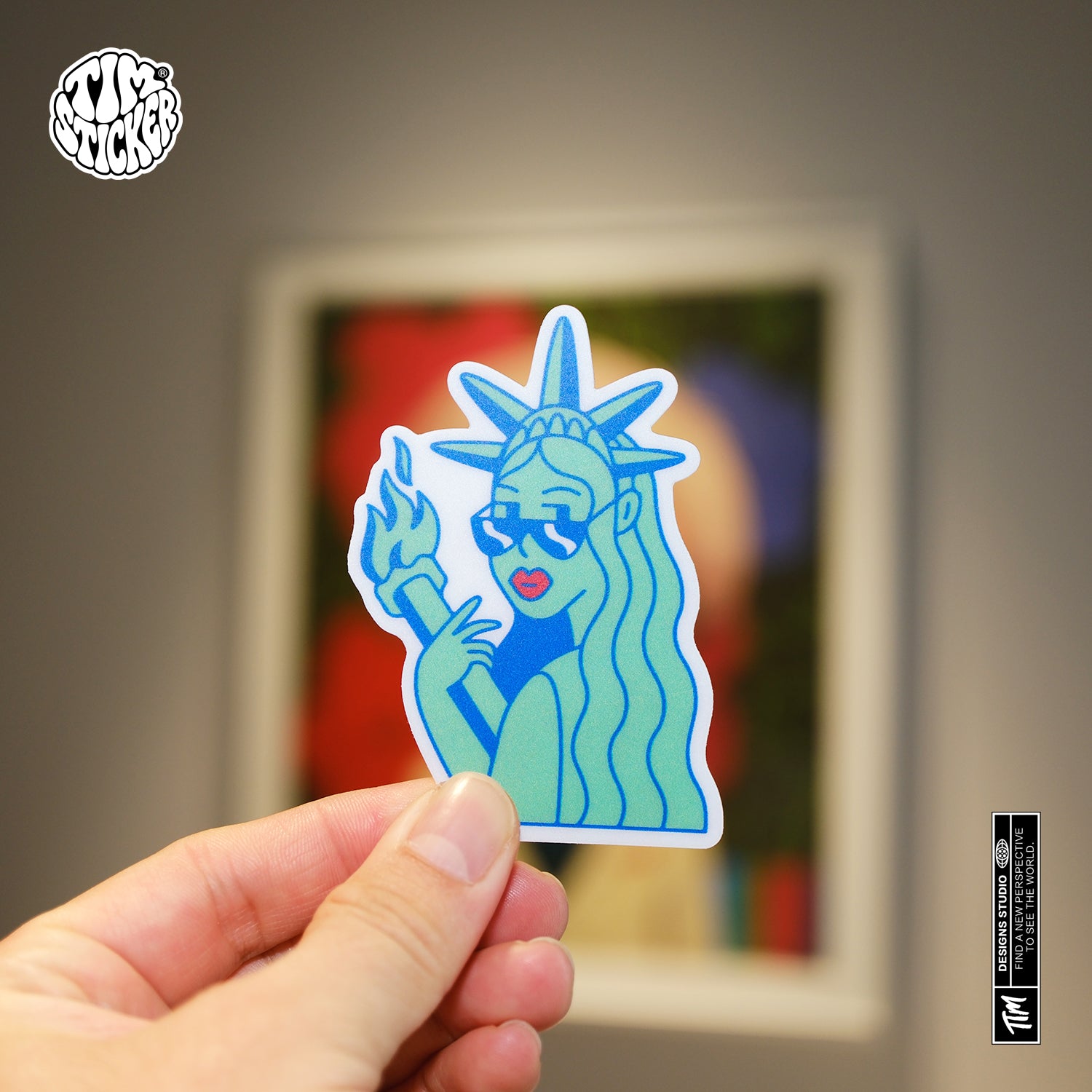 NewYorkCity Cartoon Fun Stickers Set, Includes 6 Patterns, Non-Toxic, Waterproof Kids Toys, Not Reusable TIM STICKER®