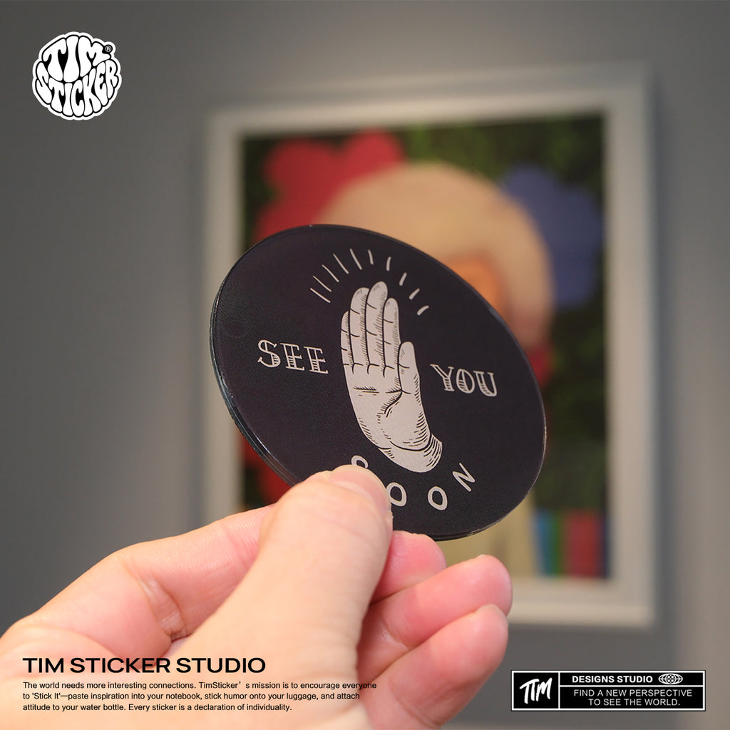 Strong Magnetic Scratch-Free See You Soon Refrigerator Magnets Family Photos Display TIM STICKER®