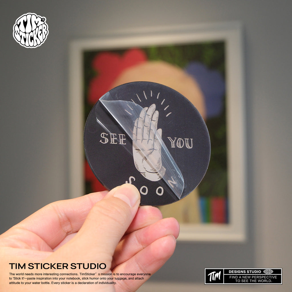 Strong Magnetic Scratch-Free See You Soon Refrigerator Magnets Family Photos Display TIM STICKER®