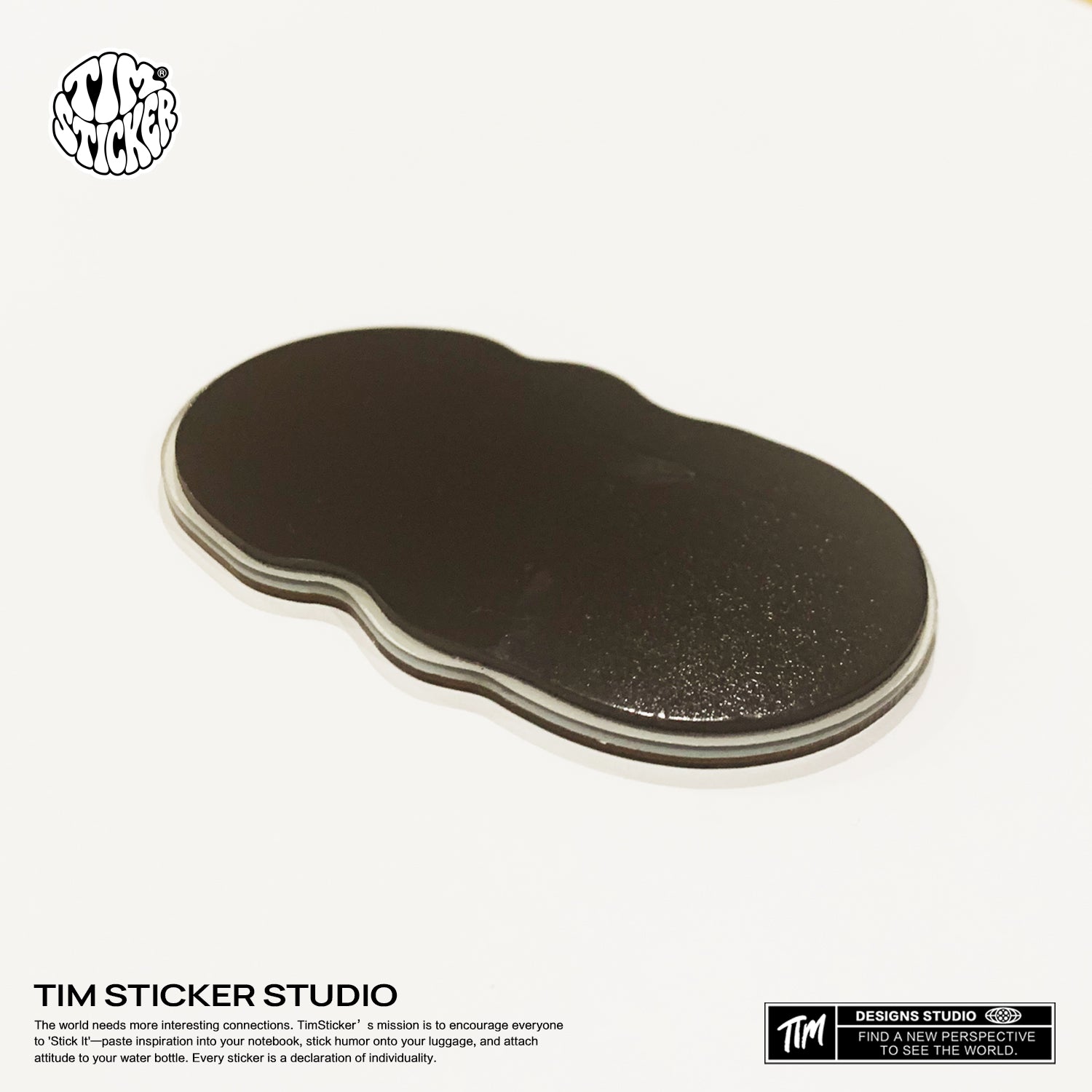 Strong Magnetic Scratch-Free Smile Pattern Refrigerator Magnets, Protects Refrigerator Surface Without Marks TIM STICKER®