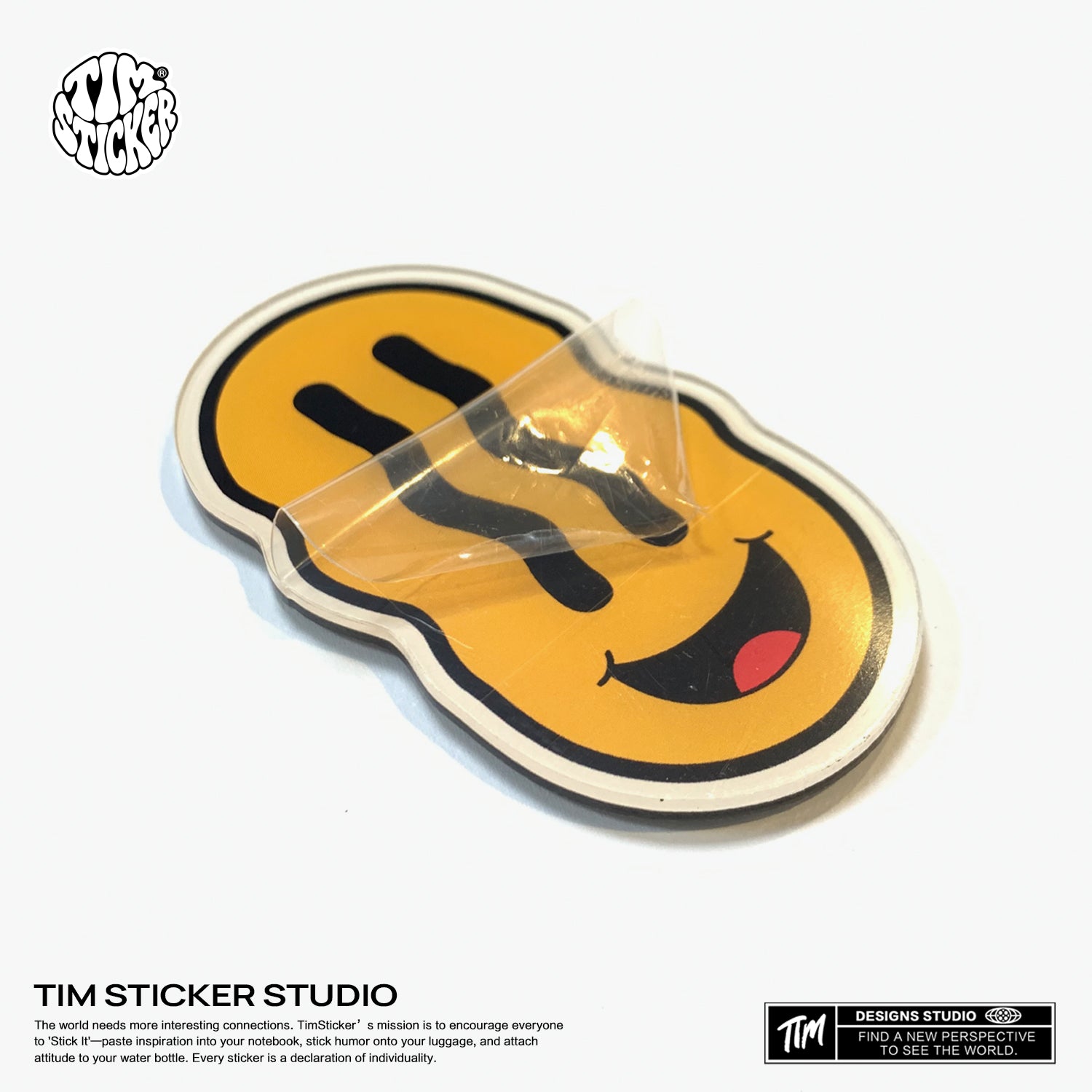 Strong Magnetic Scratch-Free Smile Pattern Refrigerator Magnets, Protects Refrigerator Surface Without Marks TIM STICKER®