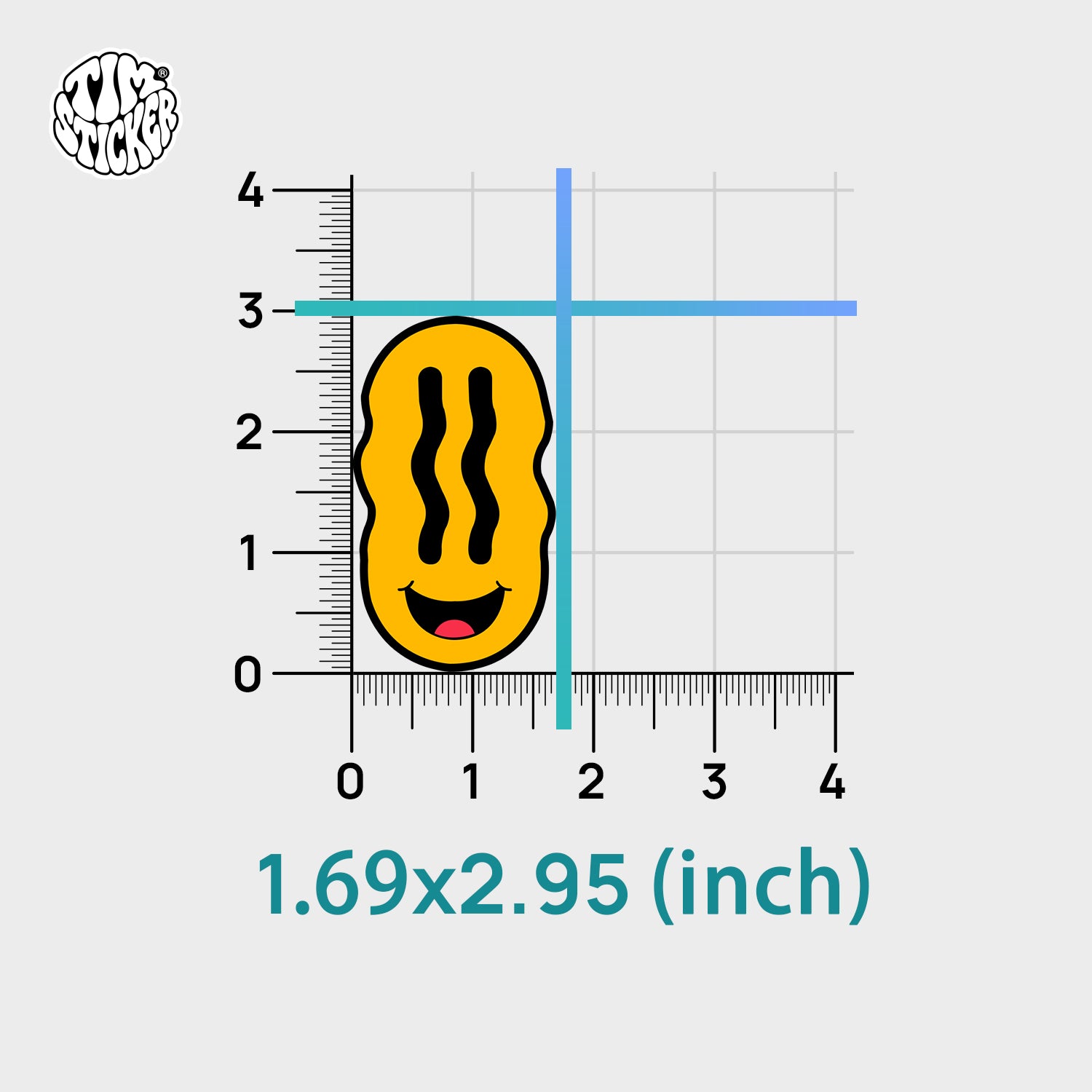 Strong Magnetic Scratch-Free Smile Pattern Refrigerator Magnets, Protects Refrigerator Surface Without Marks TIM STICKER®