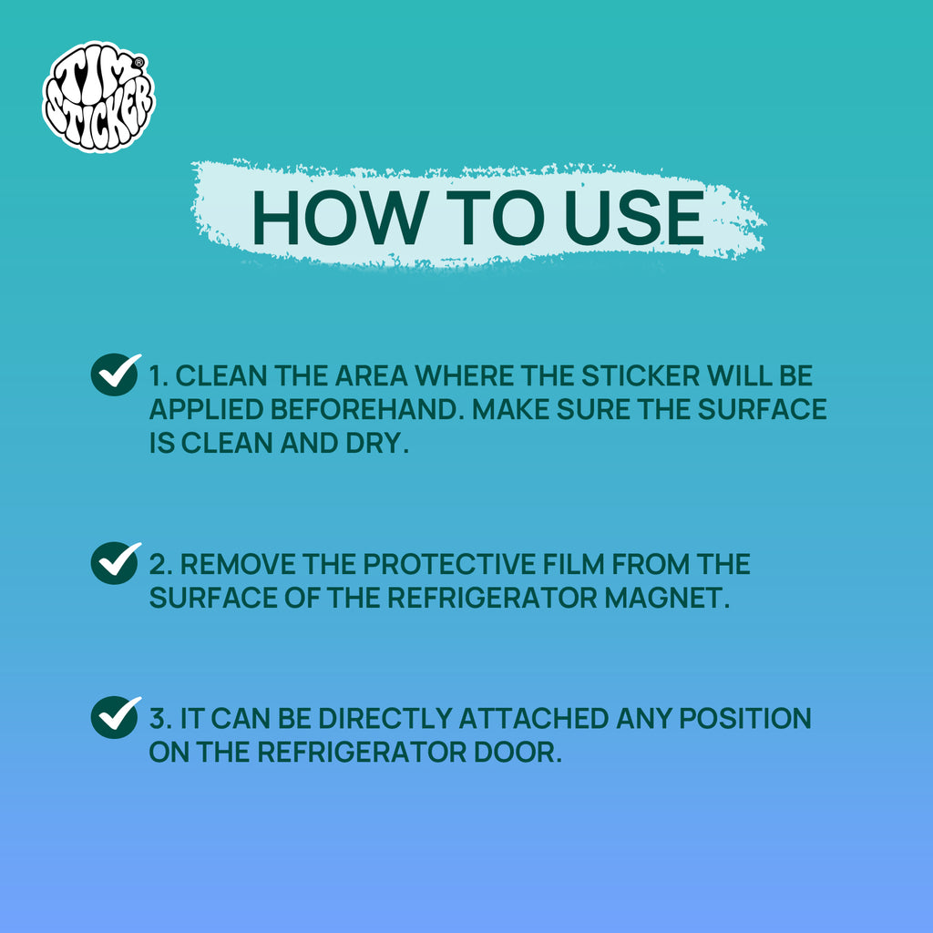 Strong Magnetic Scratch-Free Devil head Pattern Refrigerator Magnets, Protects Refrigerator Surface Without Marks TIM STICKER®