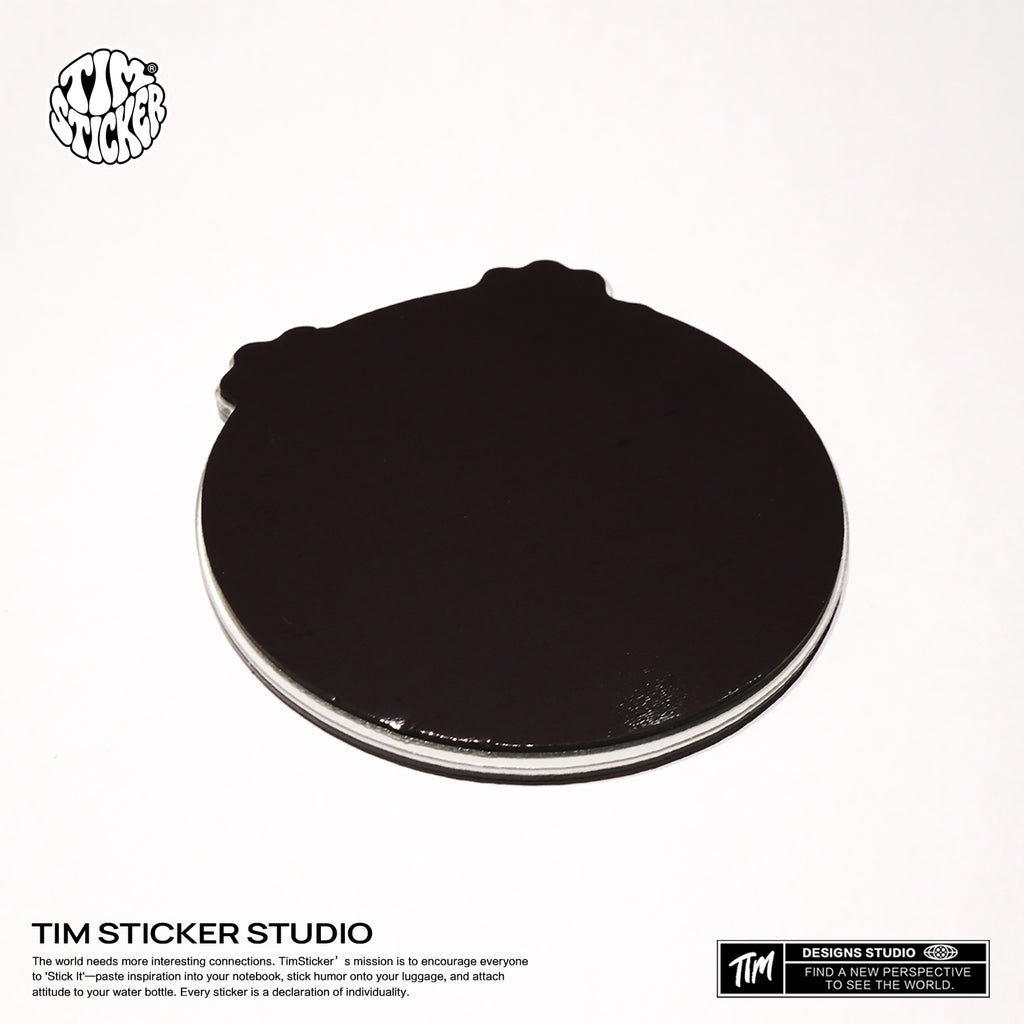 Strong Magnetic Scratch-Free "Trust No One" Refrigerator Magnets, Protects Refrigerator Surface Without Marks TIM STICKER®